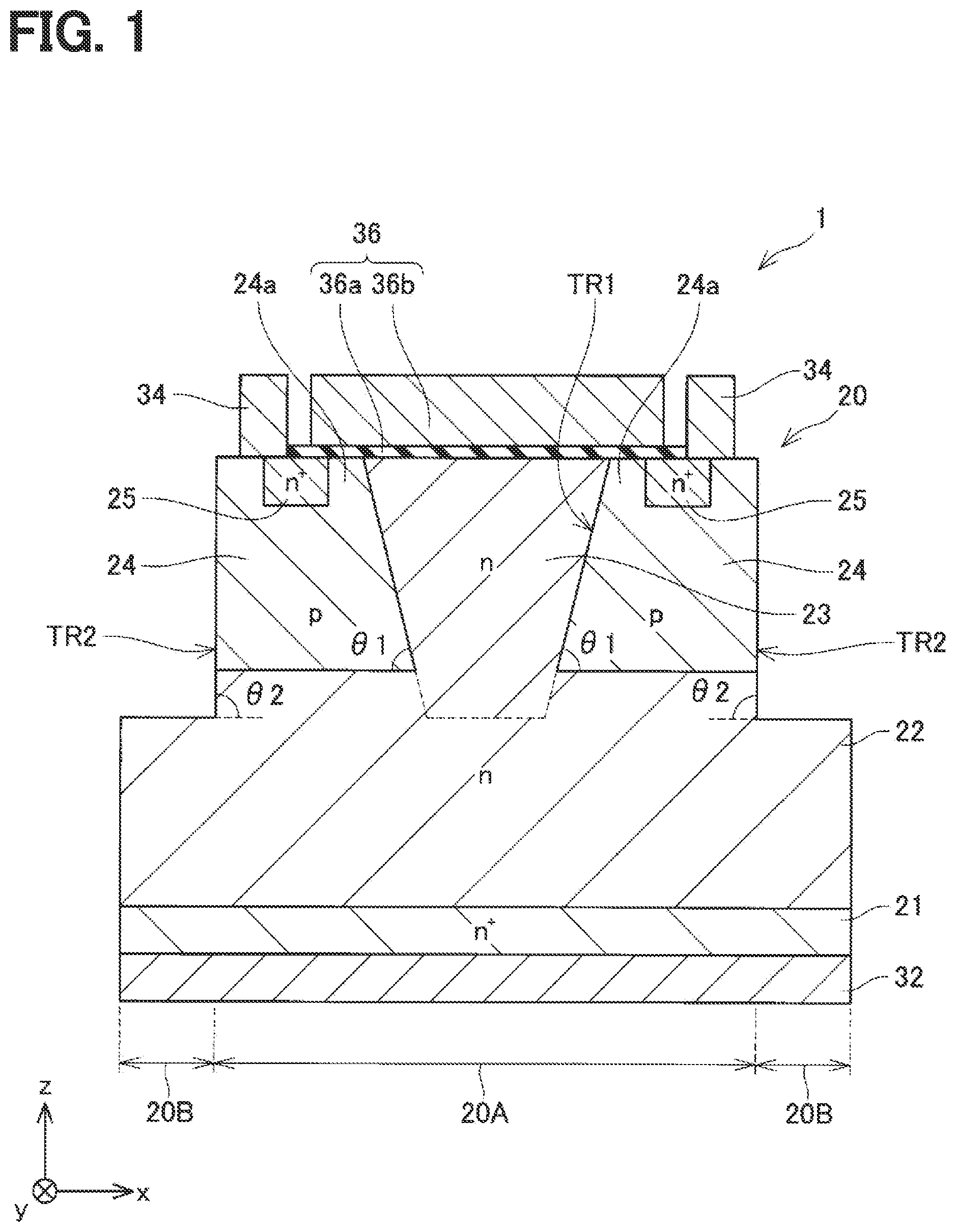 Patent US12324177 Figure 1 – Semiconductor device and method for manufacturing the same