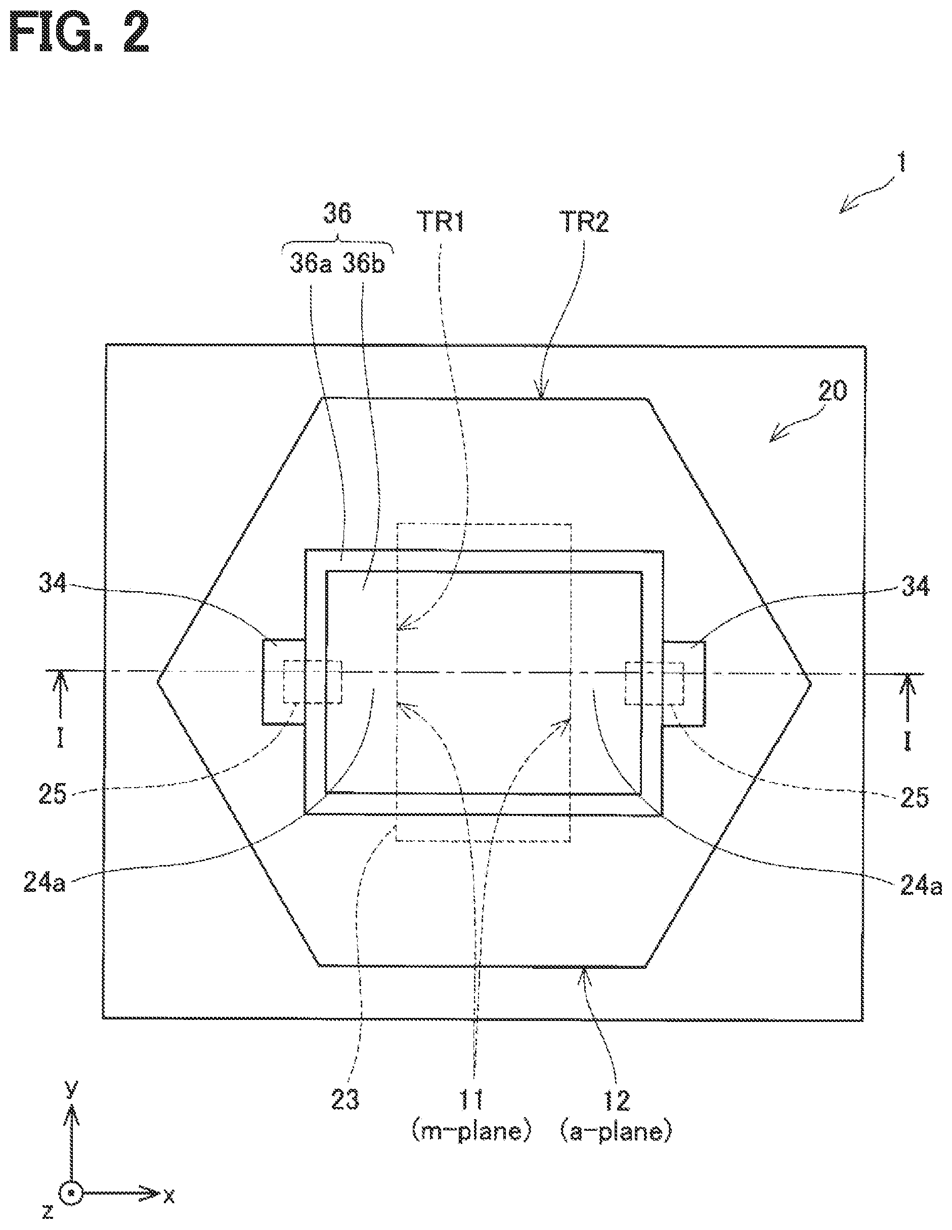 Patent US12324177 Figure 2 – Semiconductor device and method for manufacturing the same