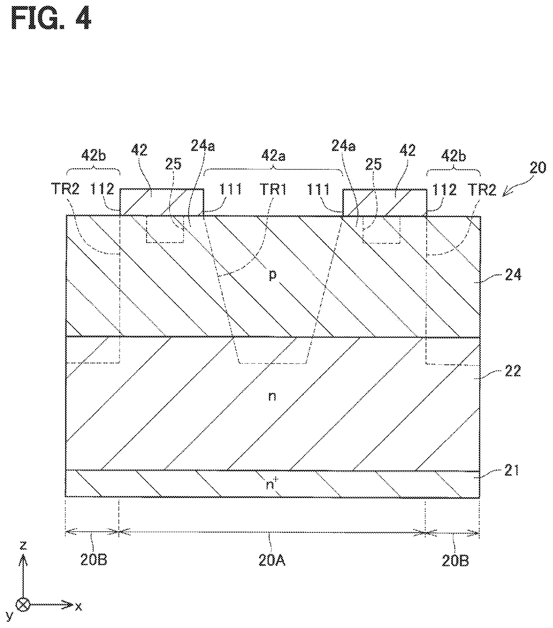 Patent US12324177 Figure 4 – Semiconductor device and method for manufacturing the same