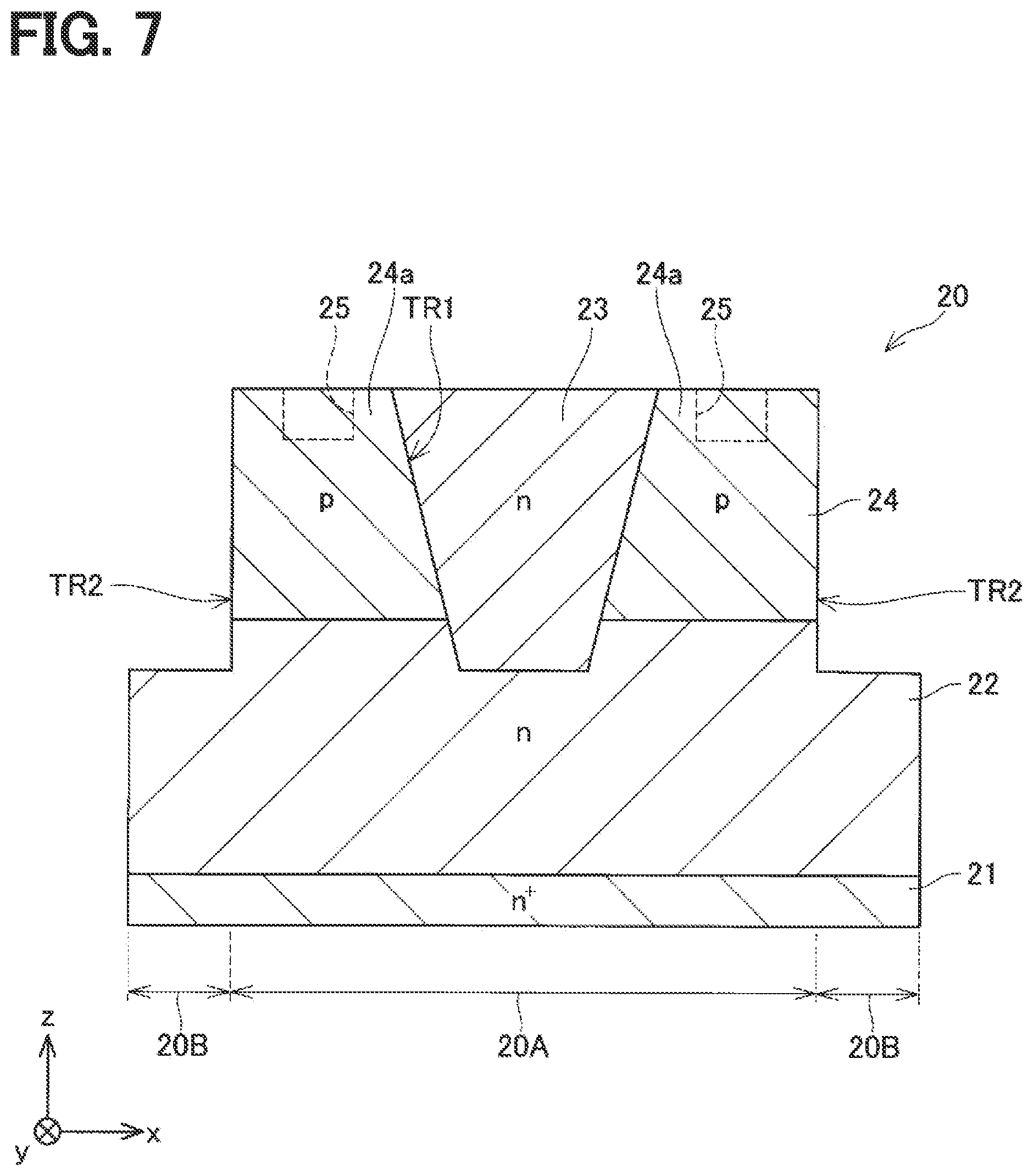 Patent US12324177 Figure 7 – Semiconductor device and method for manufacturing the same