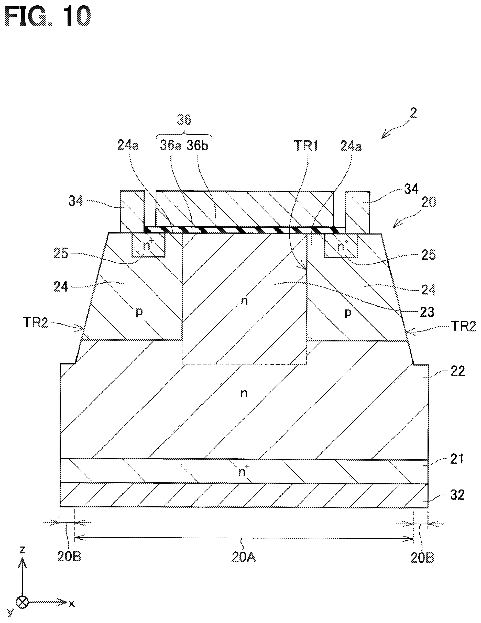 Patent US12324177 Figure 10 – Semiconductor device and method for manufacturing the same