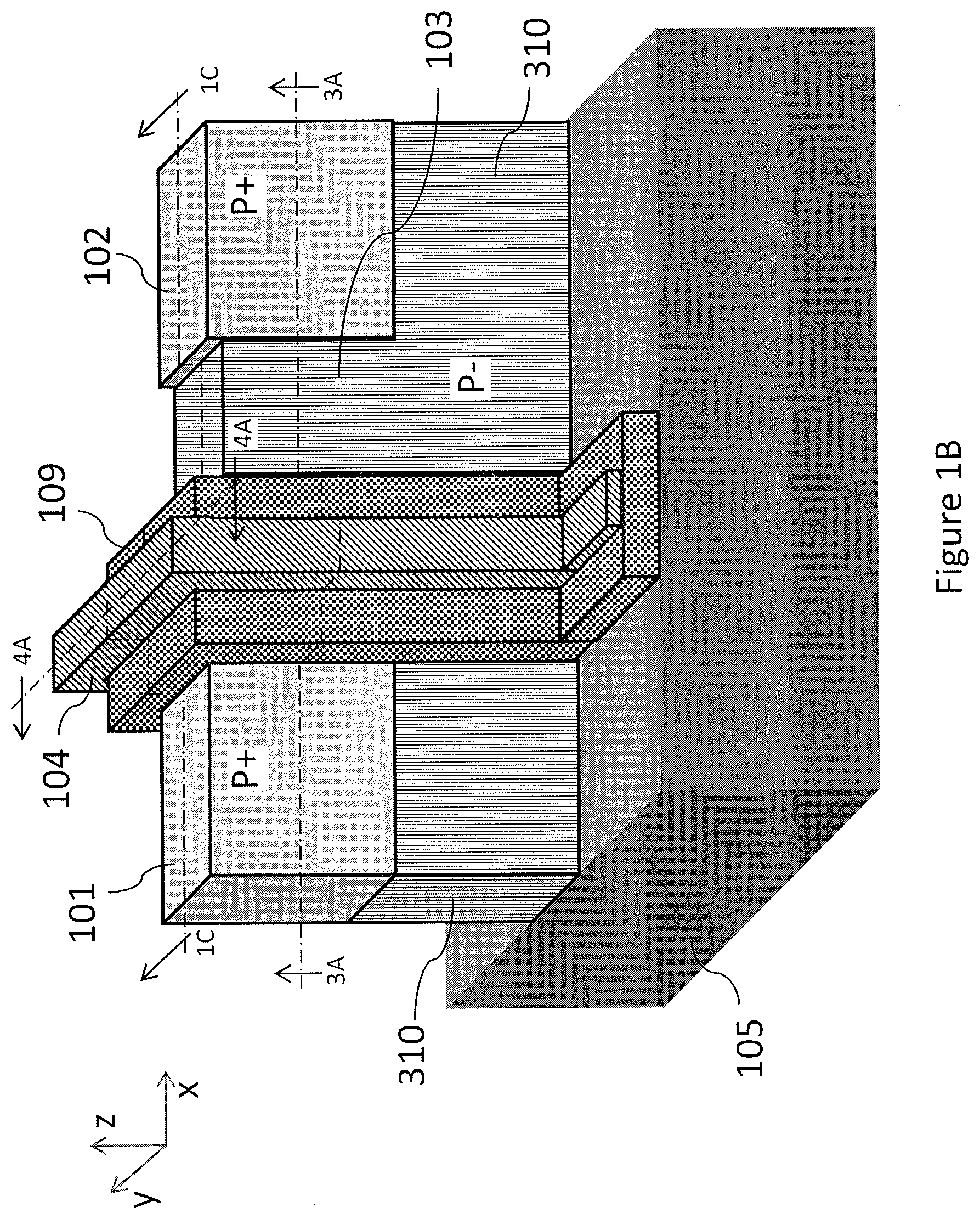 Patent US12324178 Figure 2 – Lateral fin static induction transistor