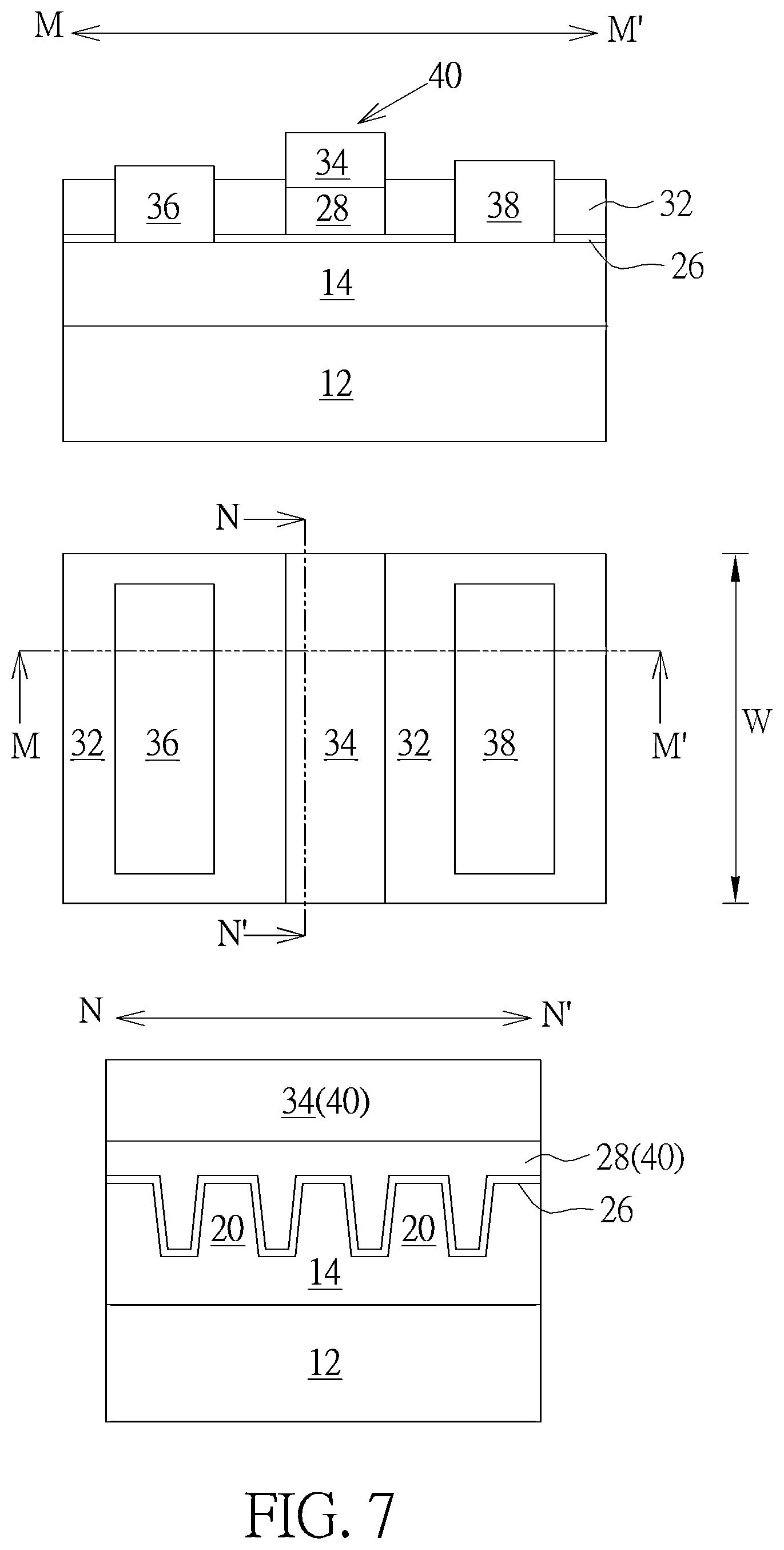Patent US12324181 Figure 7 – High electron mobility transistor and method for fabricating the same