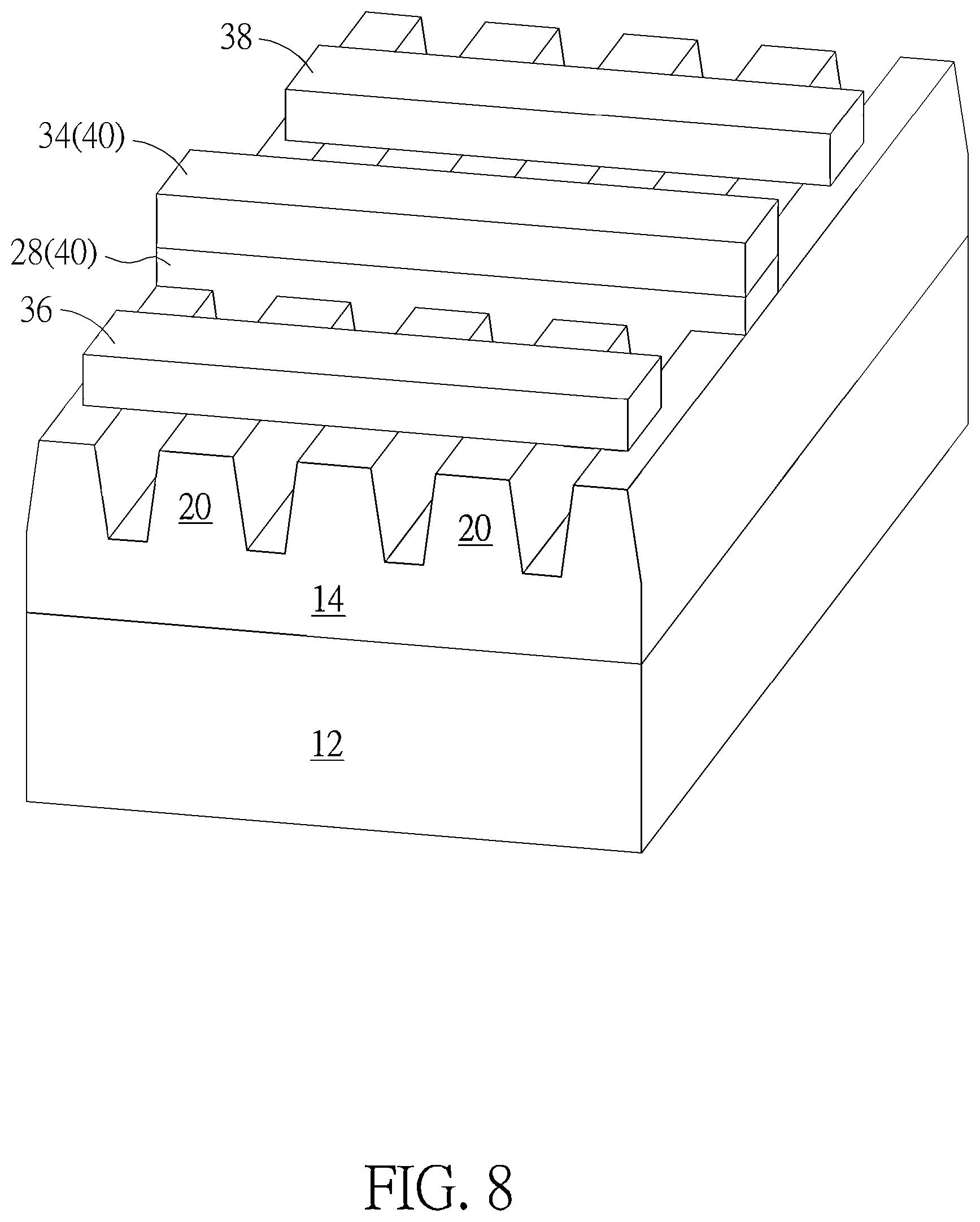 Patent US12324181 Figure 8 – High electron mobility transistor and method for fabricating the same