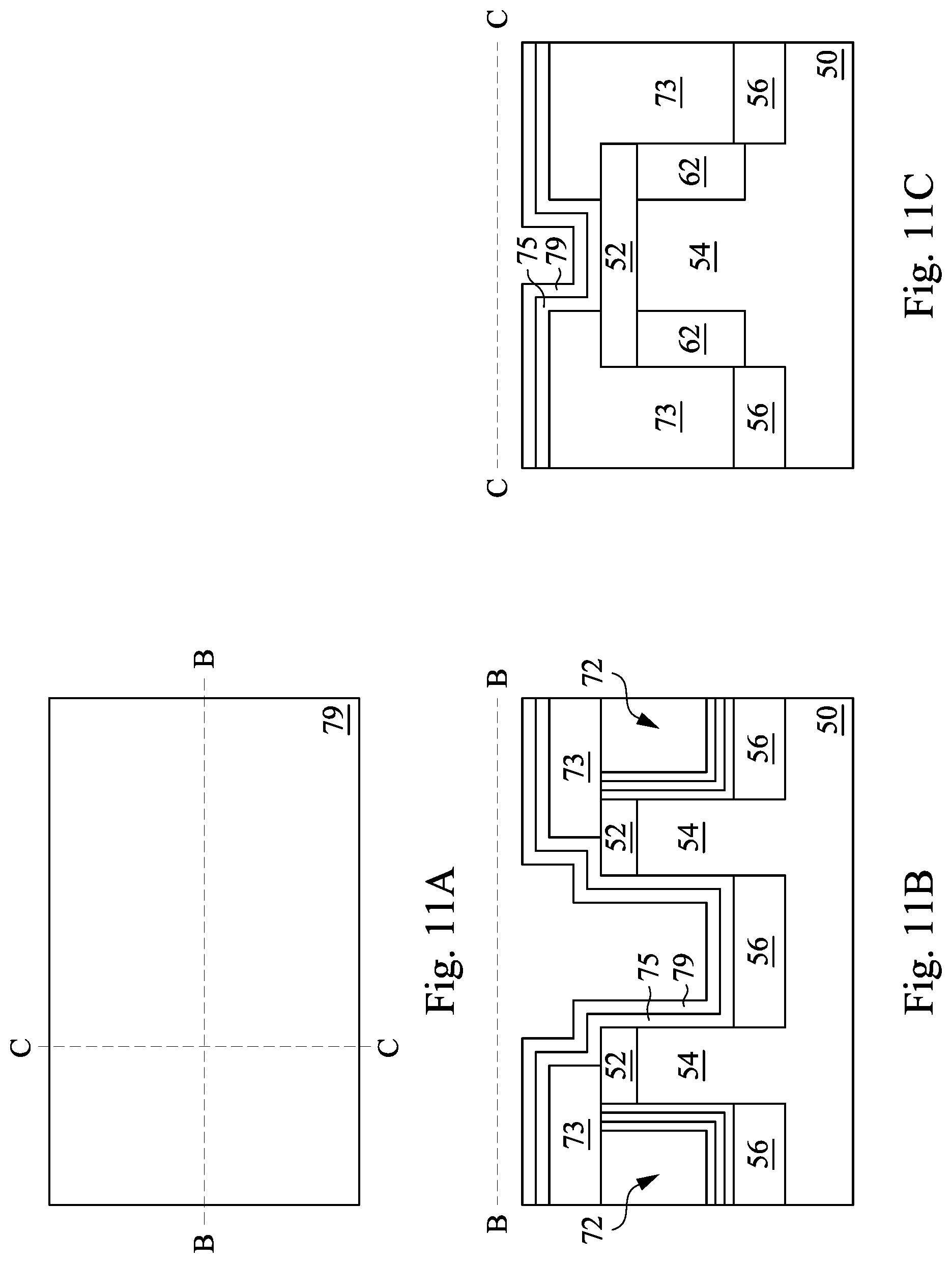 Patent US12324183 Figure 11 – Self-aligned unsymmetrical gate (SAUG) FinFET and methods of forming the same