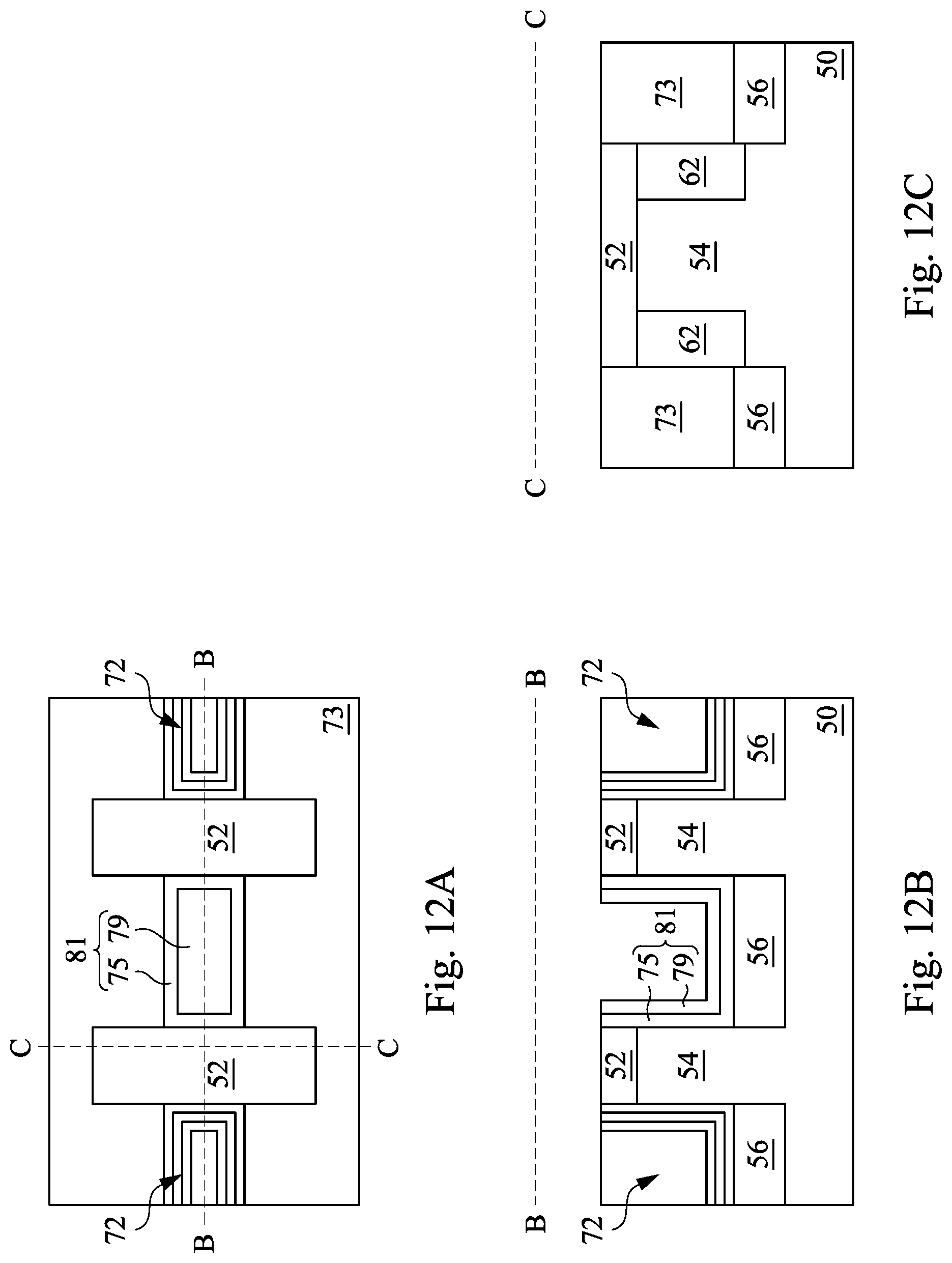 Patent US12324183 Figure 12 – Self-aligned unsymmetrical gate (SAUG) FinFET and methods of forming the same