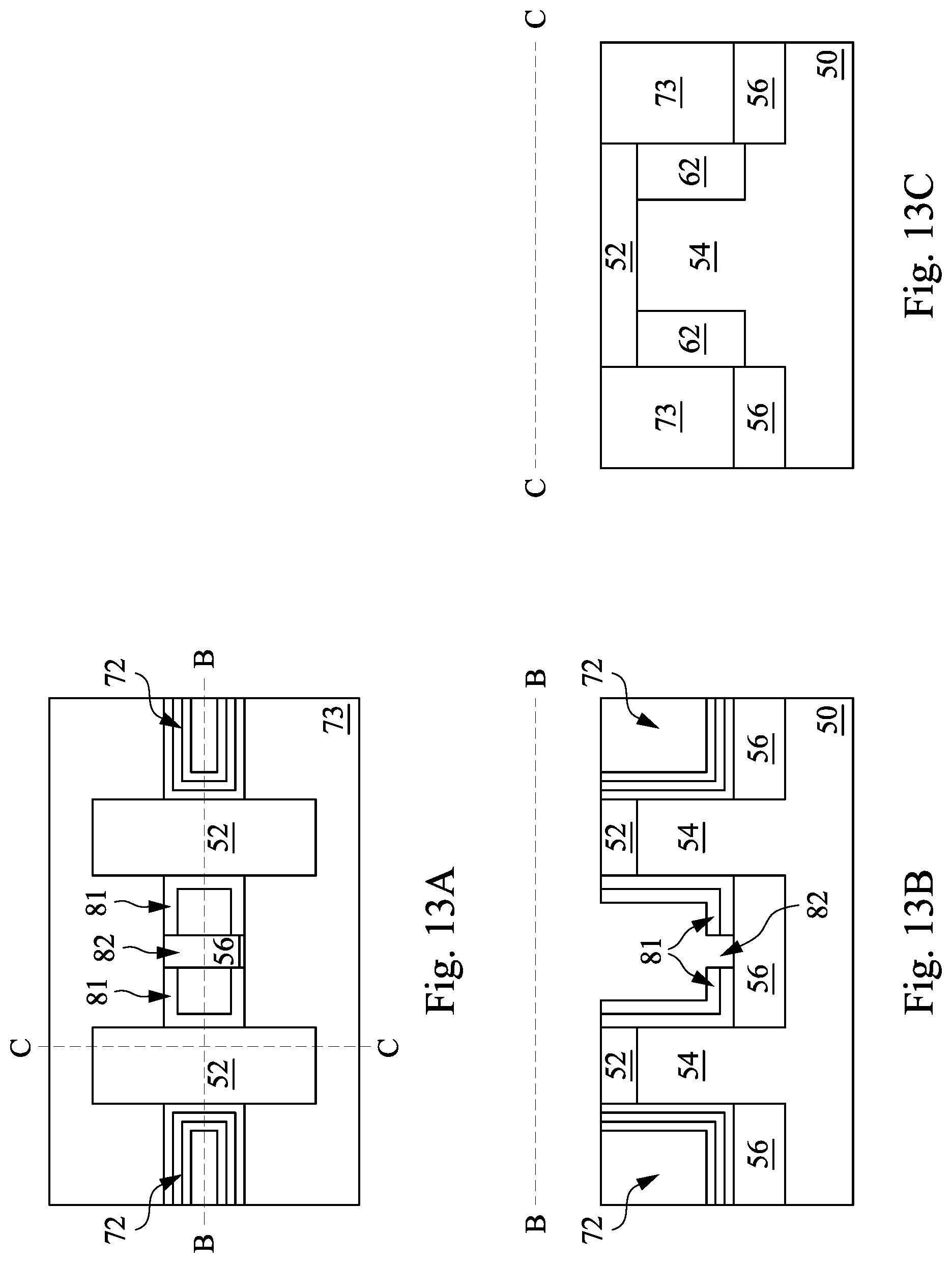Patent US12324183 Figure 13 – Self-aligned unsymmetrical gate (SAUG) FinFET and methods of forming the same