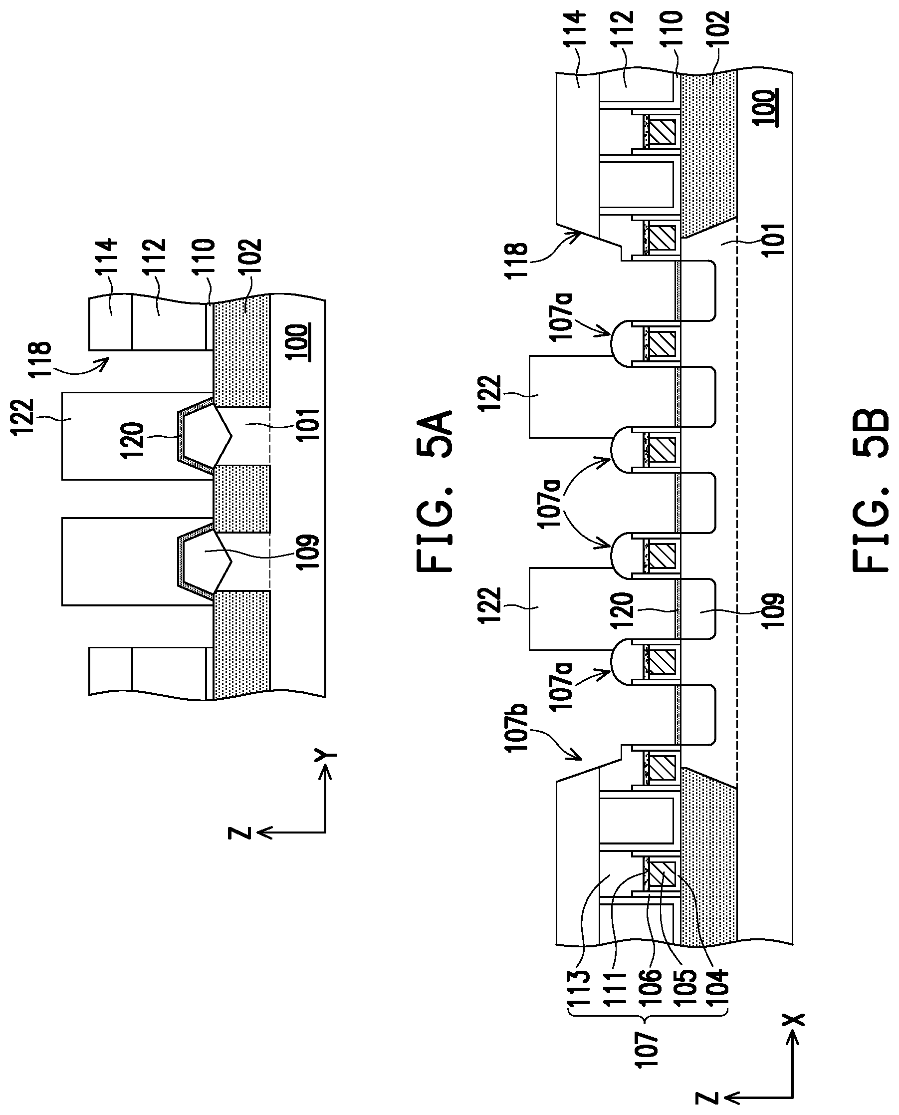 Patent US12324185 Figure 5 – Semiconductor device, FinFET device and methods of forming the same