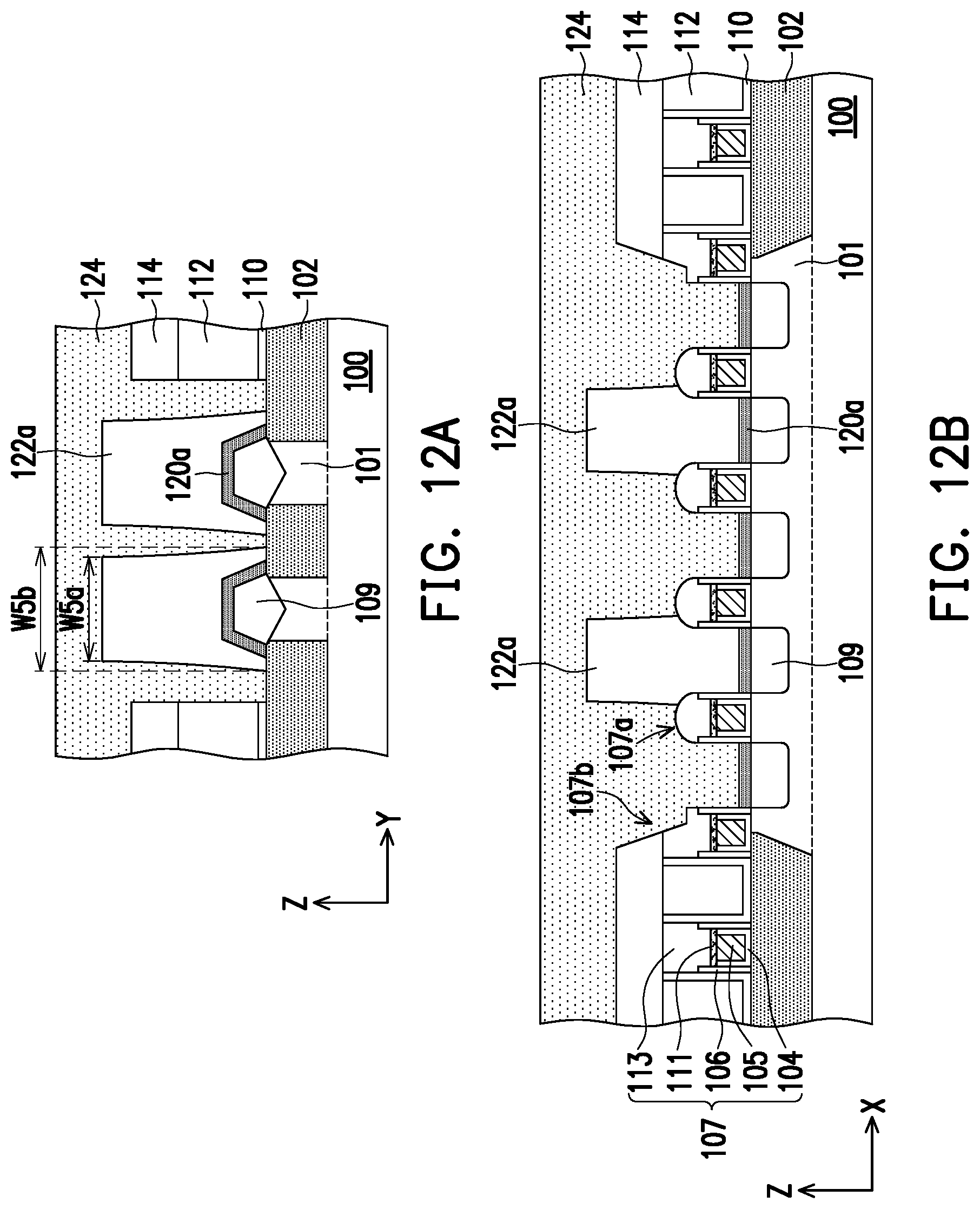 Patent US12324185 Figure 12 – Semiconductor device, FinFET device and methods of forming the same