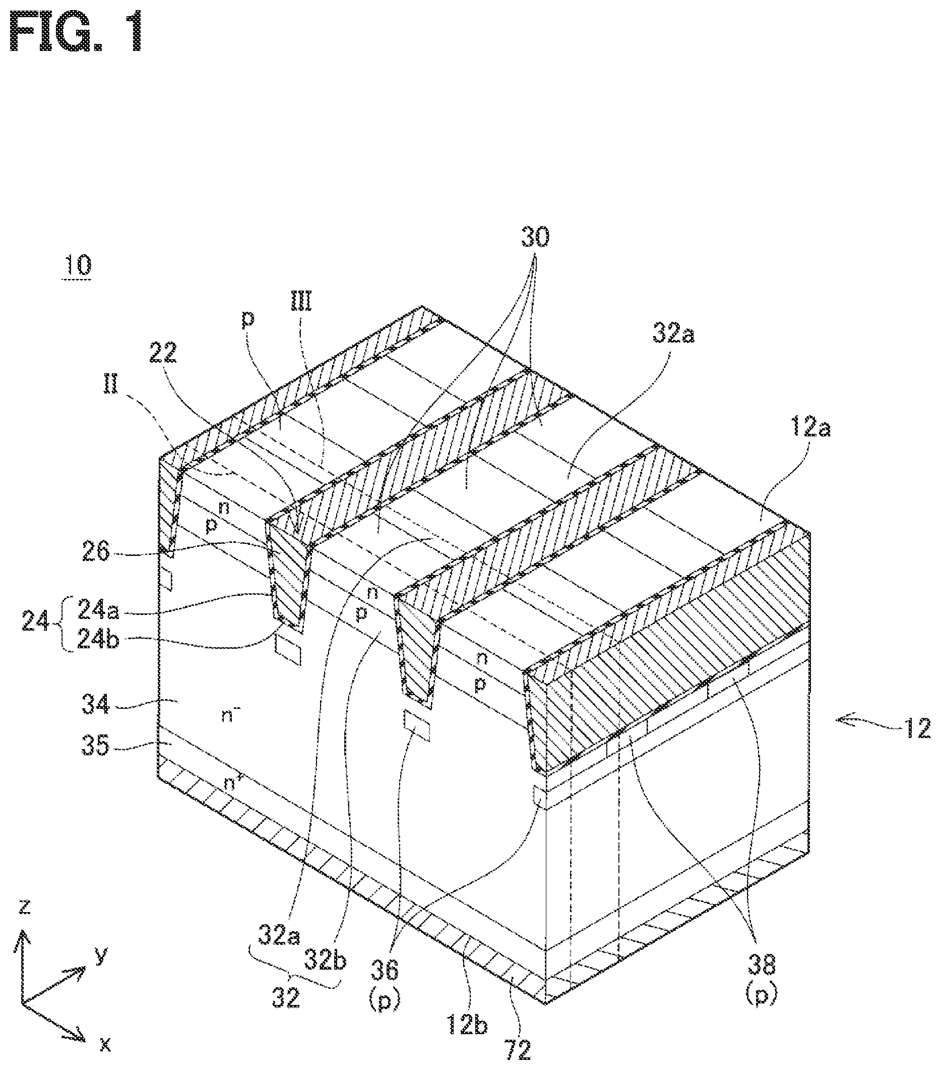 Patent US12324187 Figure 1 – Switching element