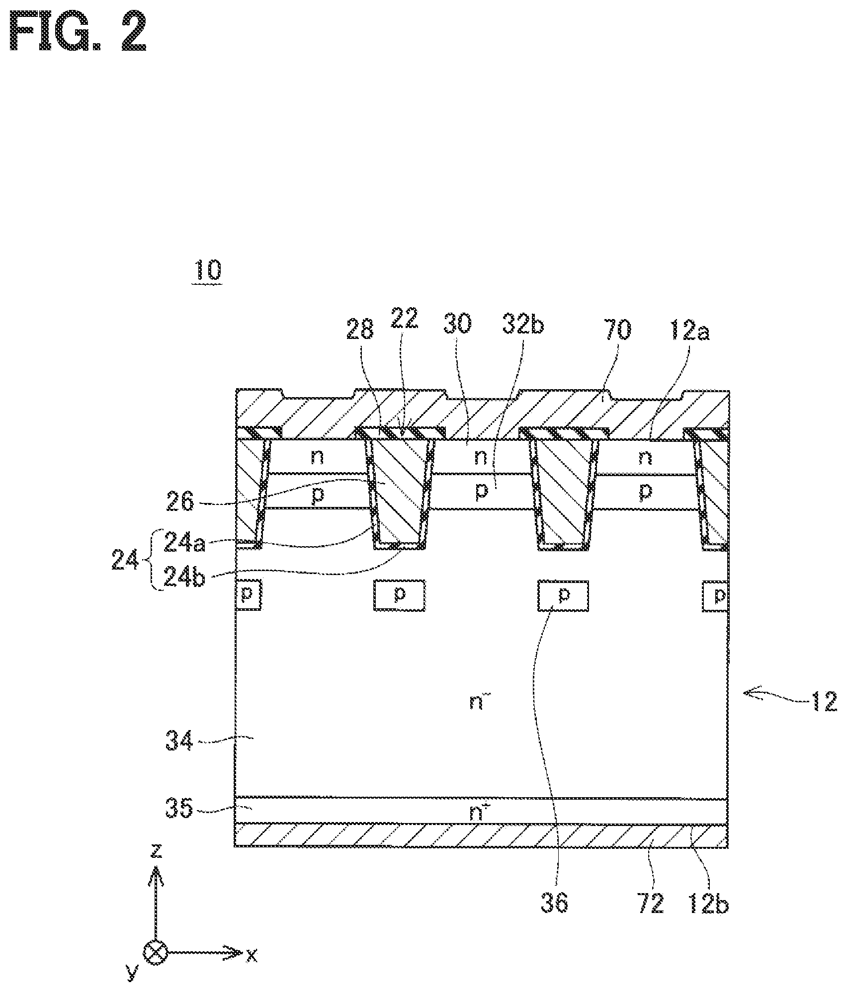 Patent US12324187 Figure 2 – Switching element