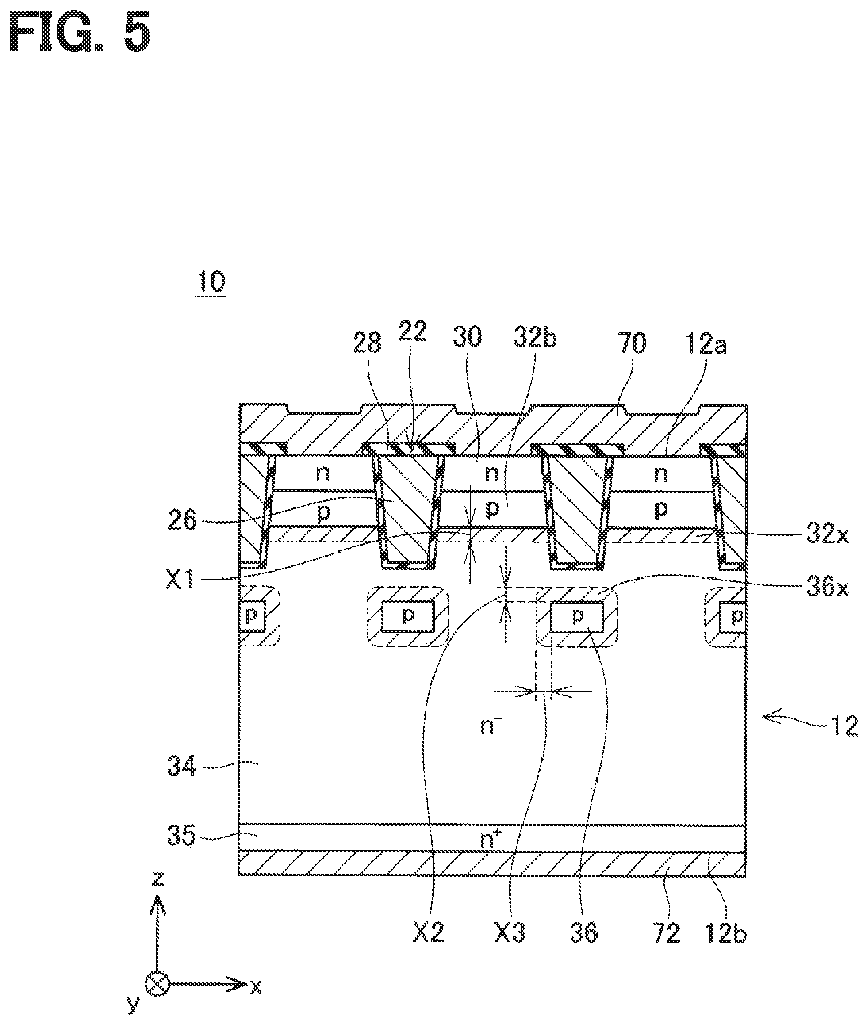 Patent US12324187 Figure 5 – Switching element