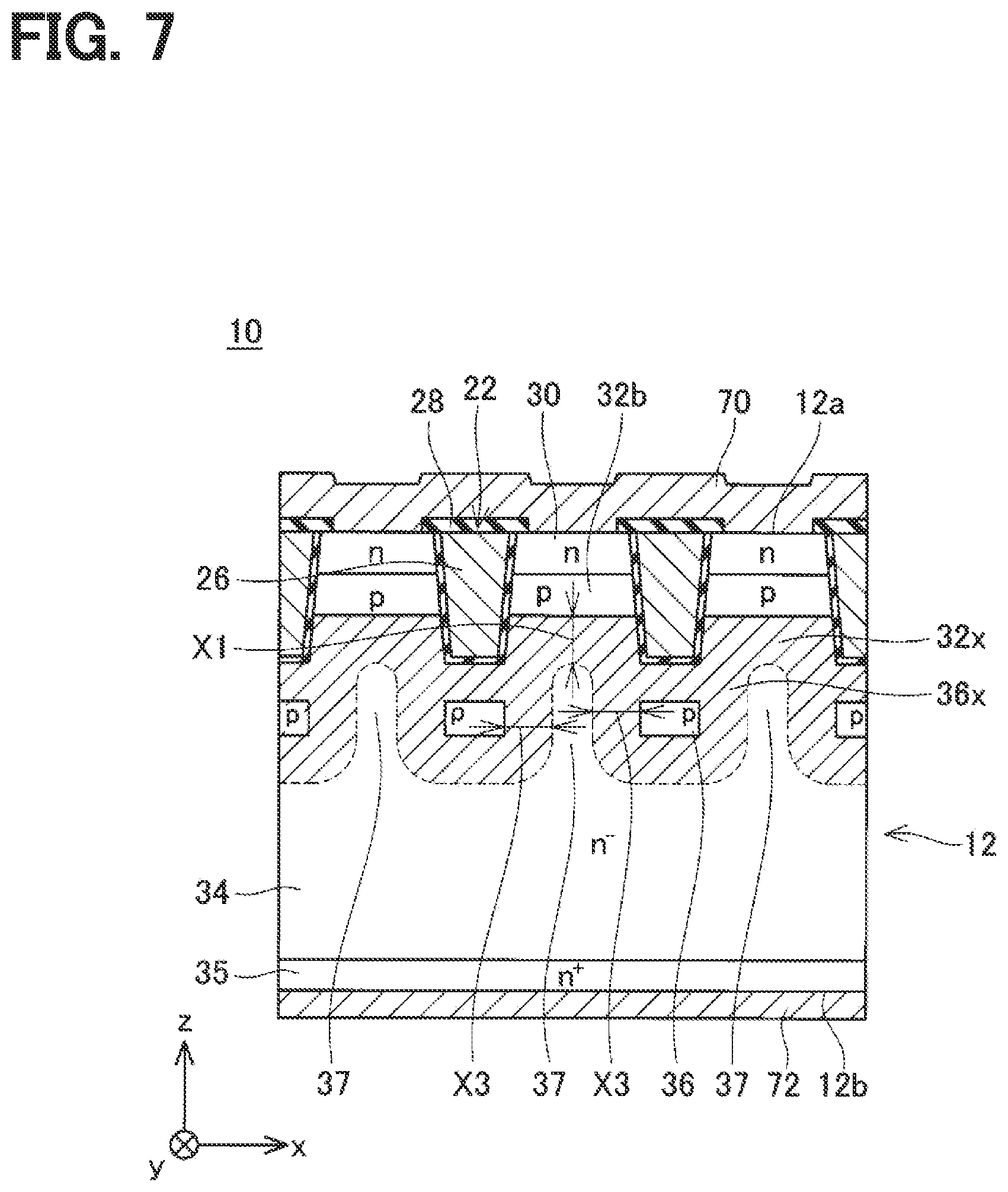 Patent US12324187 Figure 7 – Switching element