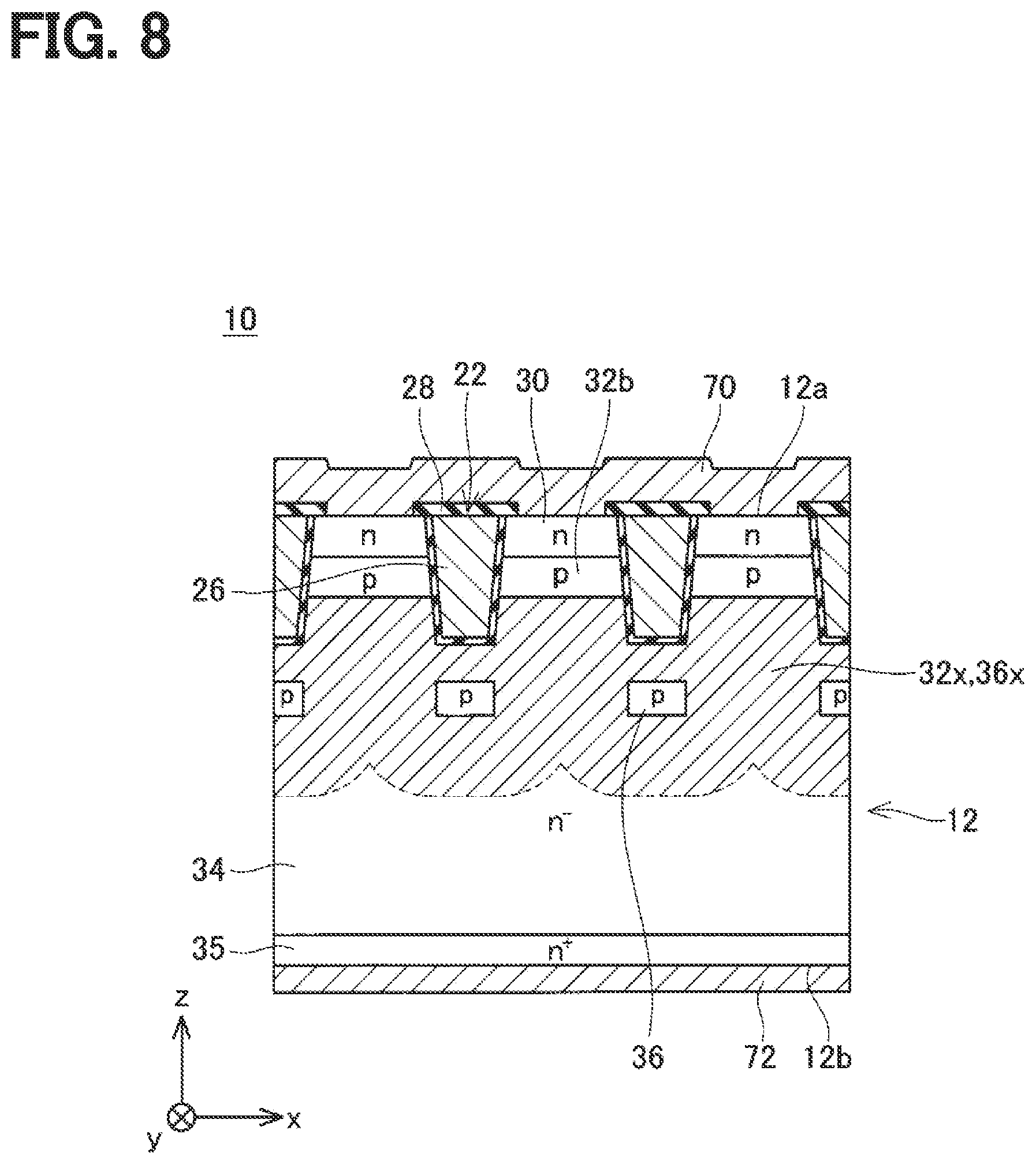 Patent US12324187 Figure 8 – Switching element