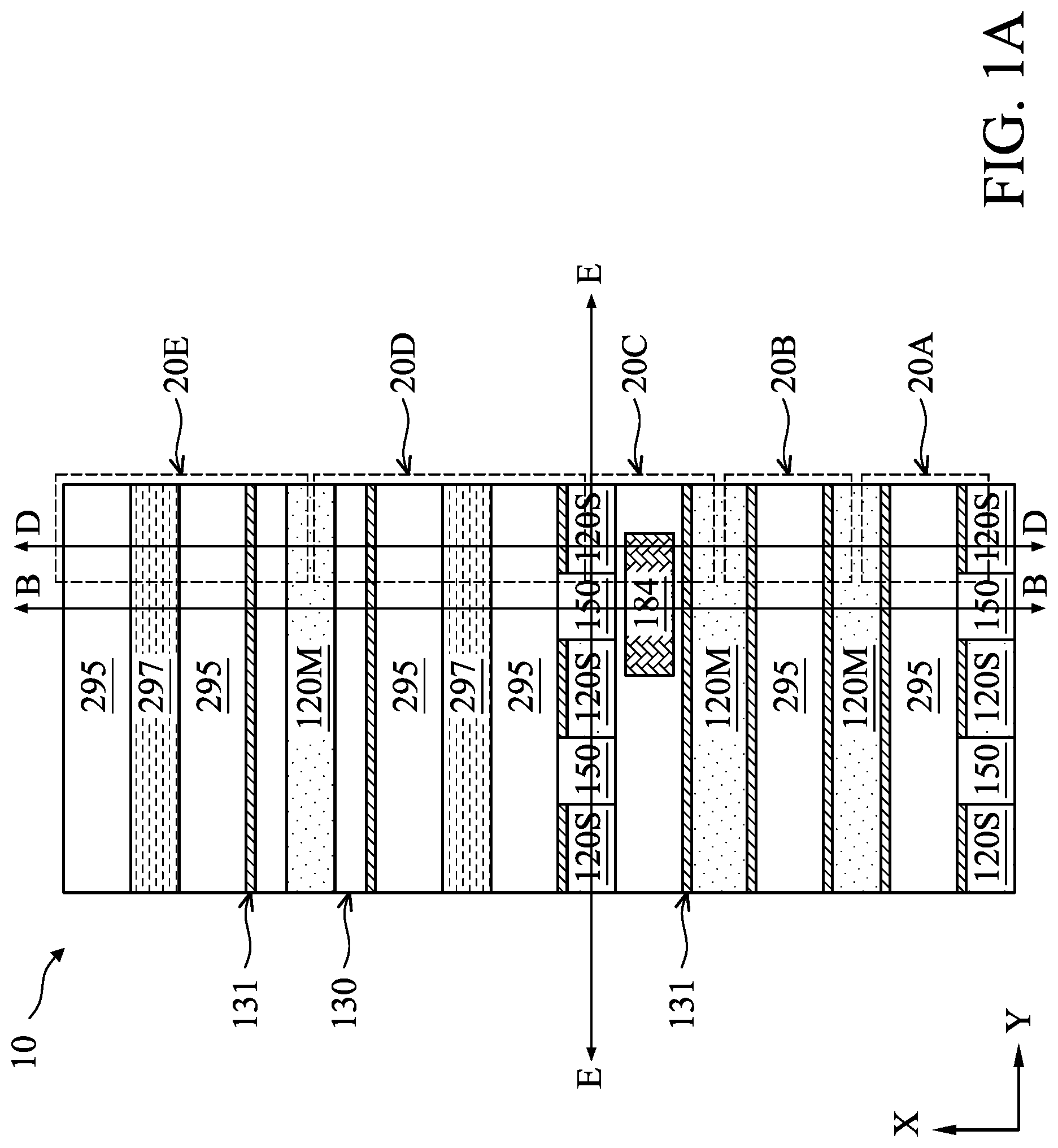 Patent US12324188 Figure 1 – Field effect transistor with source/drain contact isolation structure and method