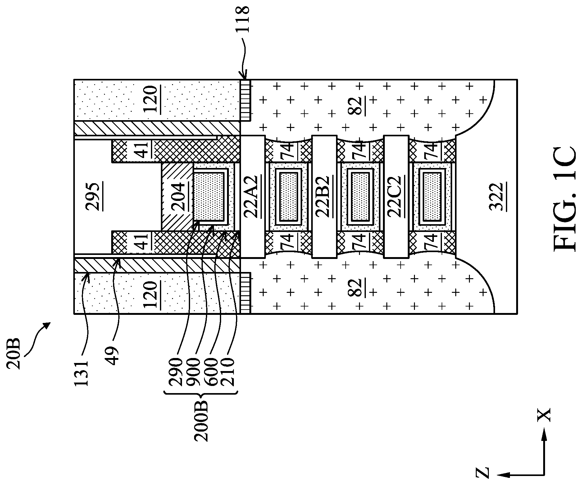 Patent US12324188 Figure 3 – Field effect transistor with source/drain contact isolation structure and method