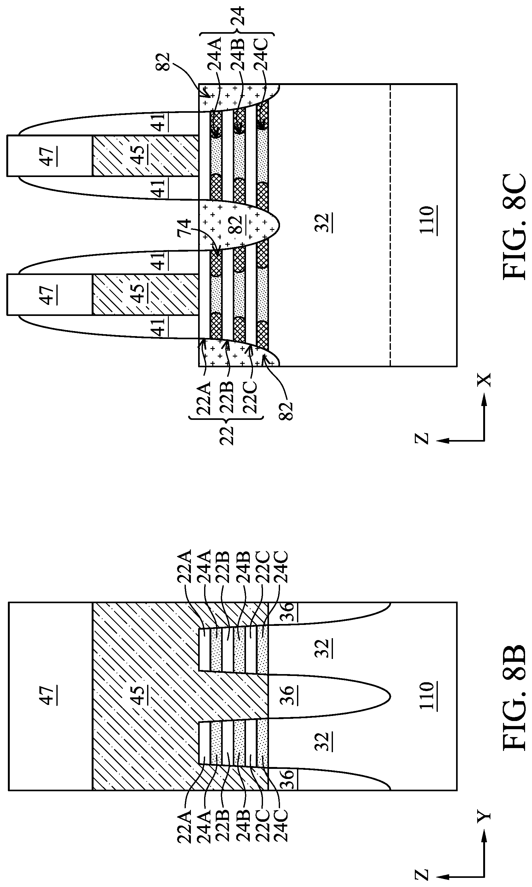 Patent US12324188 Figure 18 – Field effect transistor with source/drain contact isolation structure and method