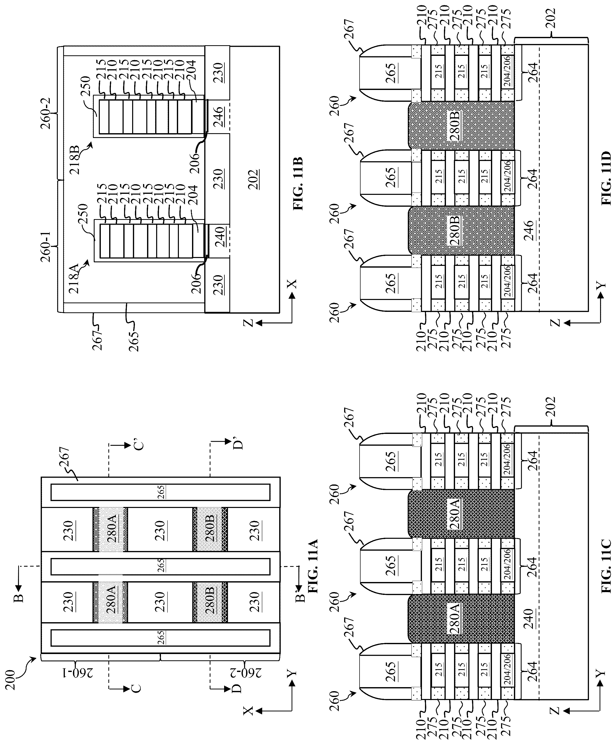 Patent US12324190 Figure 14 – Method and multi-channel devices with anti-punch-through features