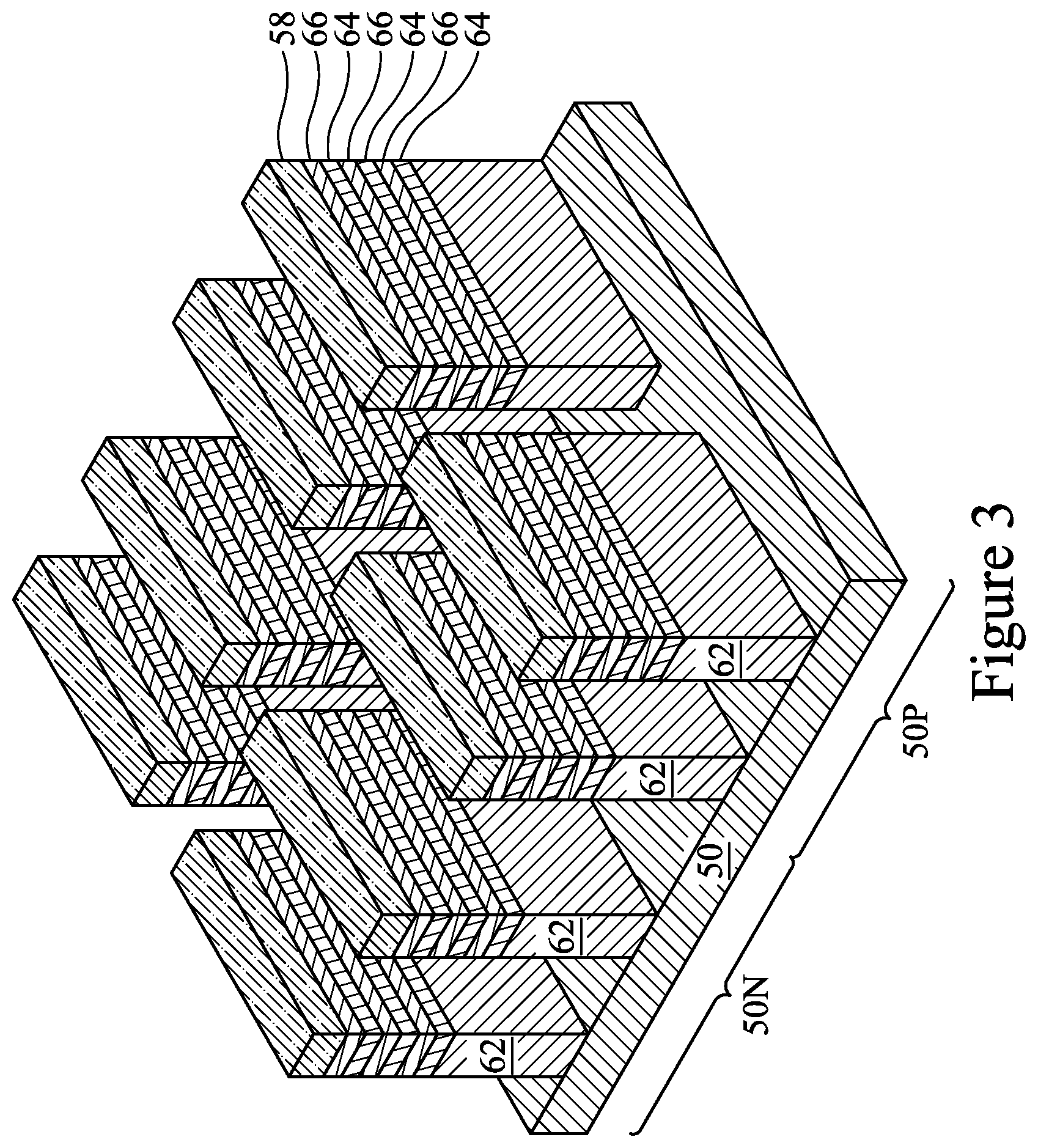 Patent US12324191 Figure 3 – Transistor gate structures and methods of forming the same