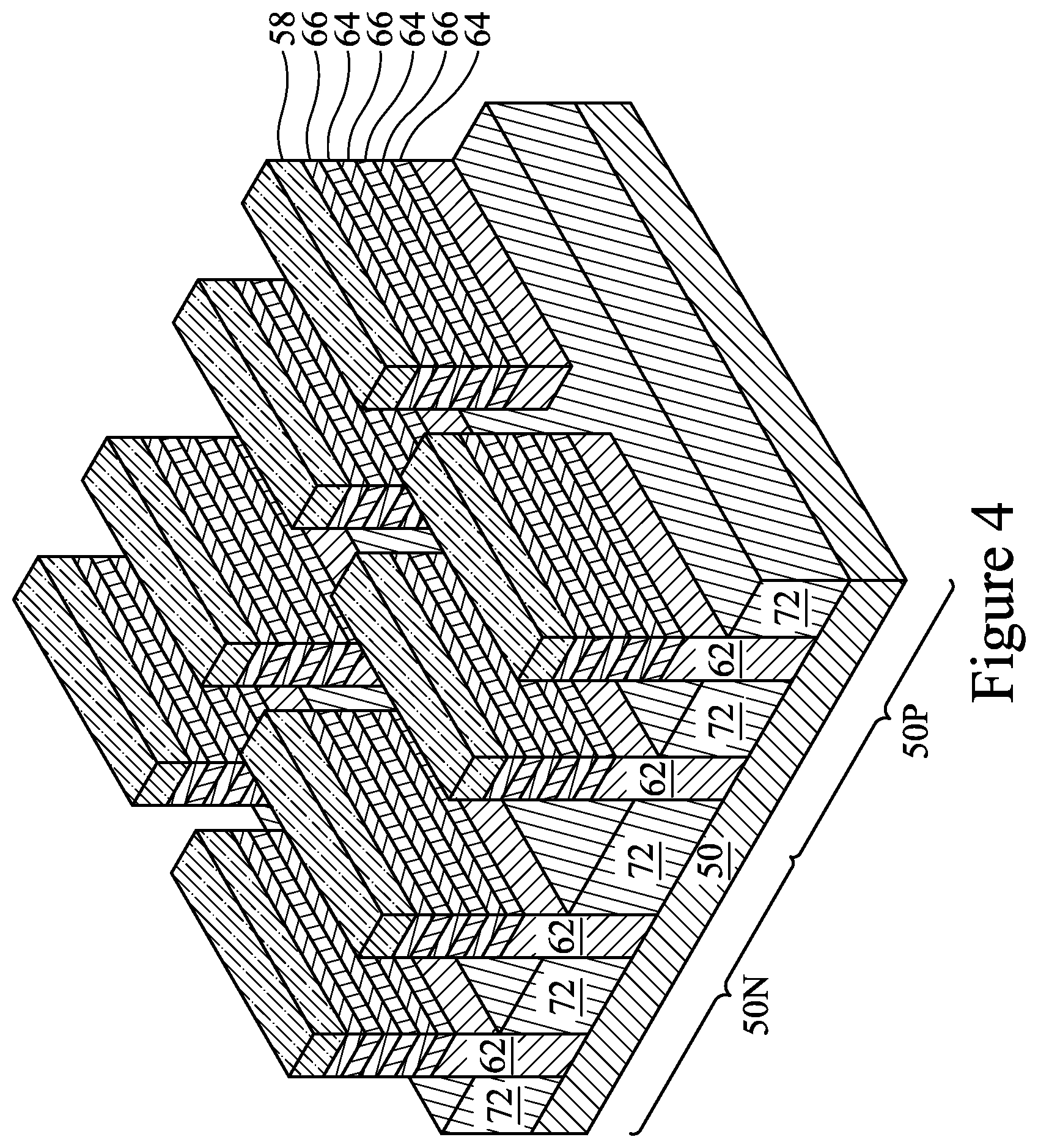 Patent US12324191 Figure 4 – Transistor gate structures and methods of forming the same