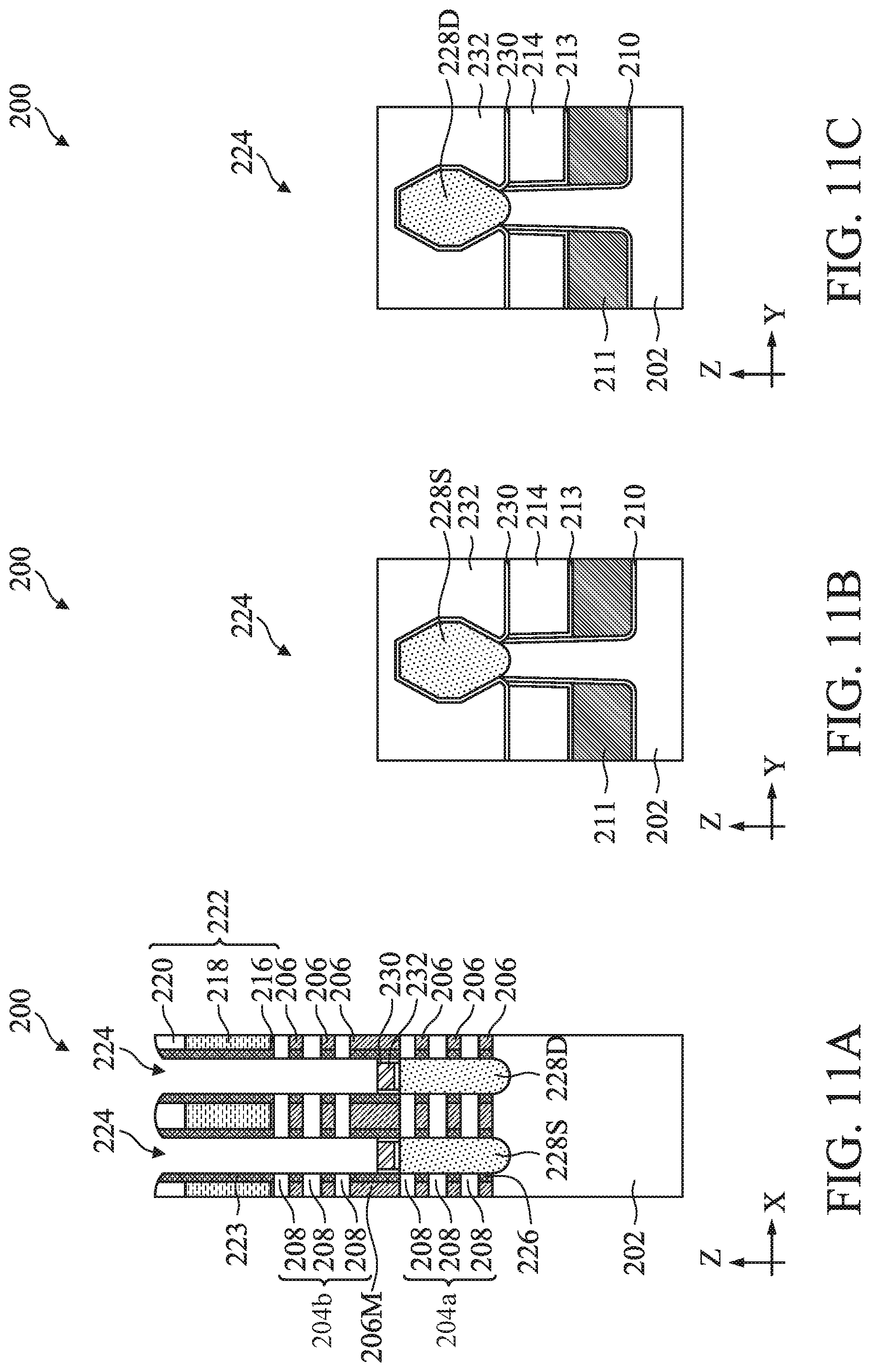 Patent US12324192 Figure 11 – Stacked multi-gate structure and methods of fabricating the same