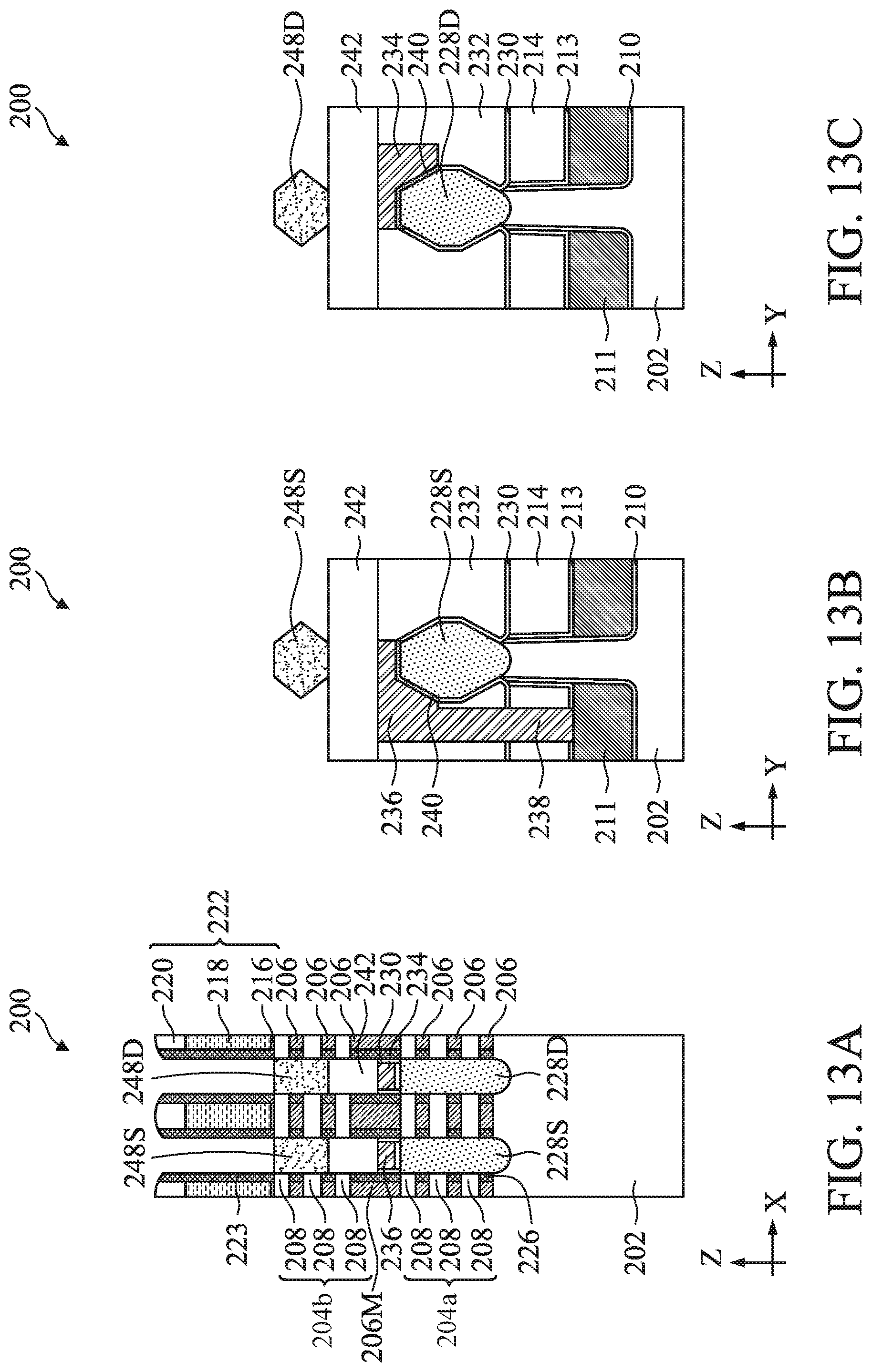 Patent US12324192 Figure 13 – Stacked multi-gate structure and methods of fabricating the same