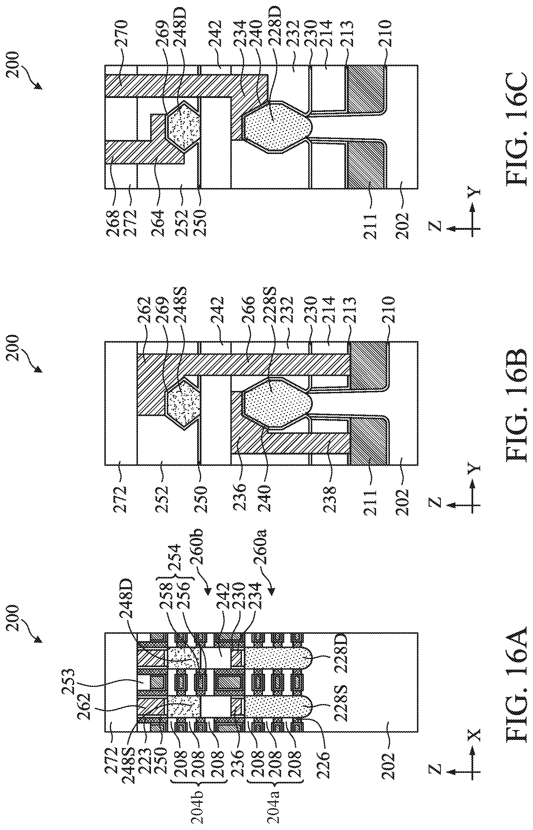 Patent US12324192 Figure 16 – Stacked multi-gate structure and methods of fabricating the same