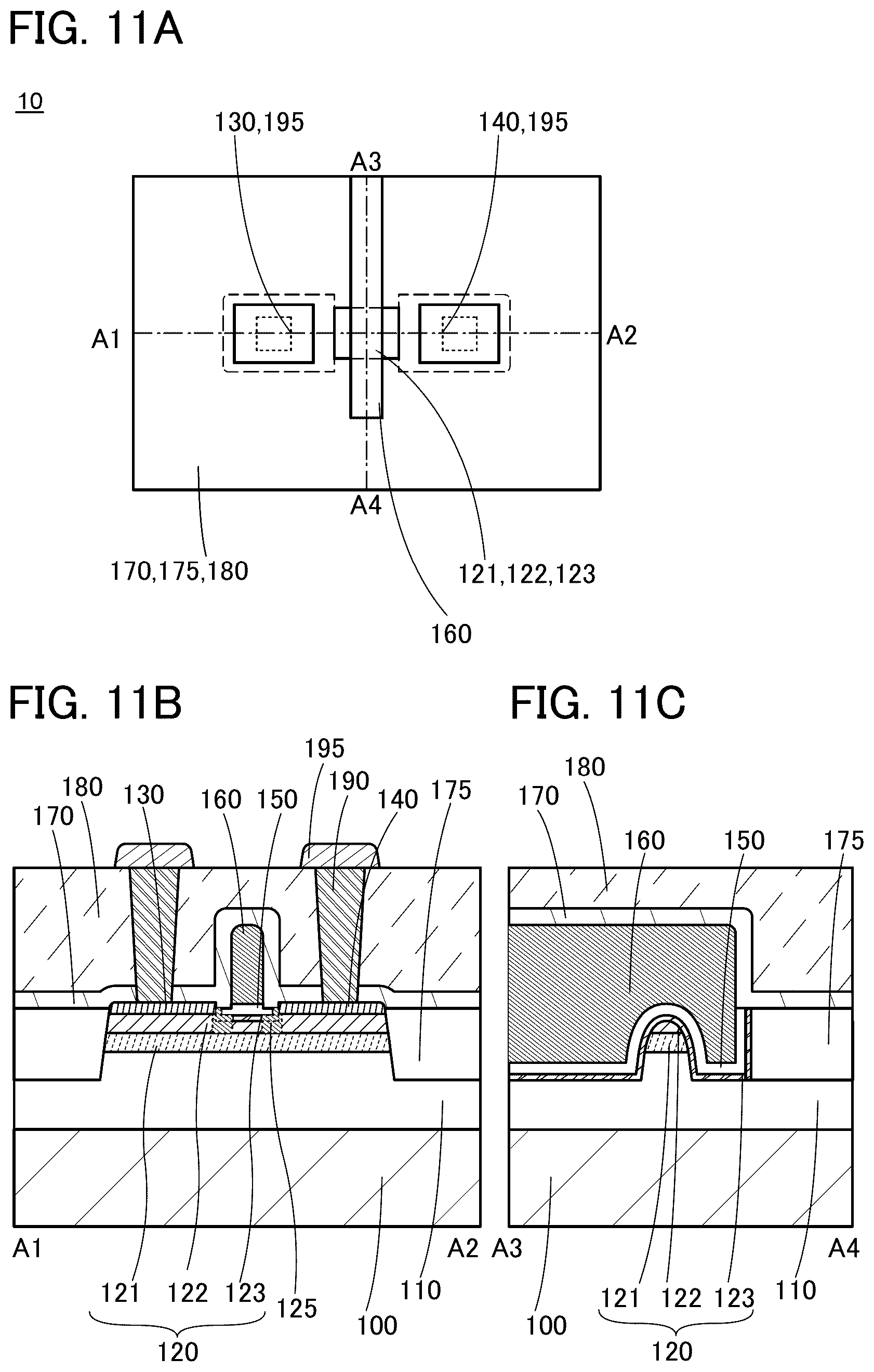 Patent US12324193 Figure 11 – Semiconductor device and method for manufacturing the same