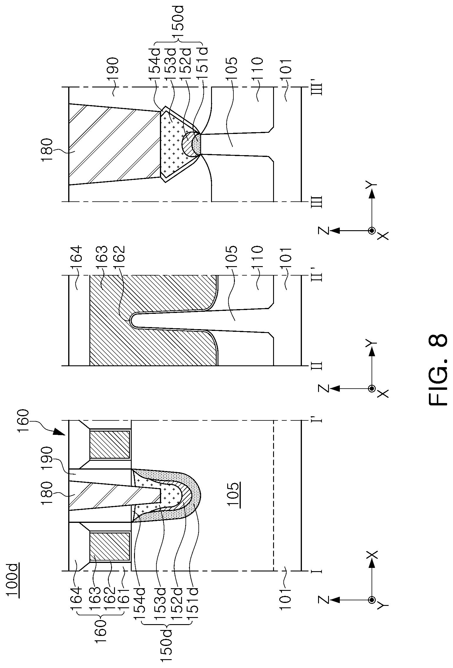 Patent US12324195 Figure 12 – Multi-channel field effect transistors with enhanced multi-layered source/drain regions