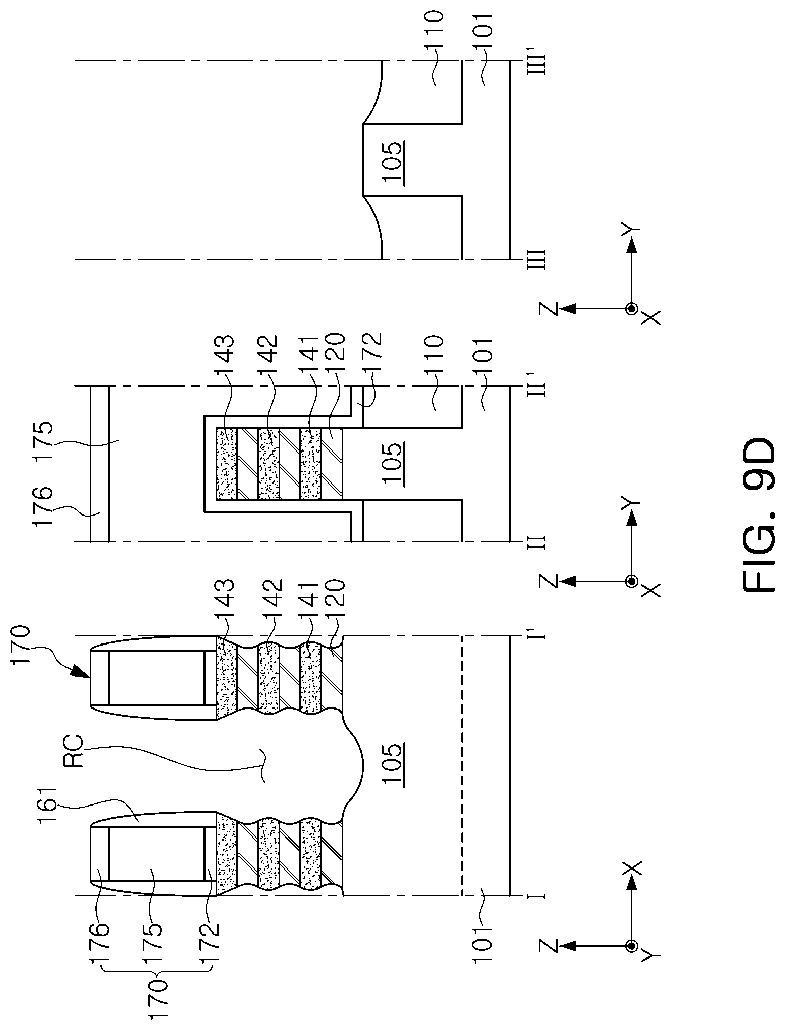 Patent US12324195 Figure 16 – Multi-channel field effect transistors with enhanced multi-layered source/drain regions