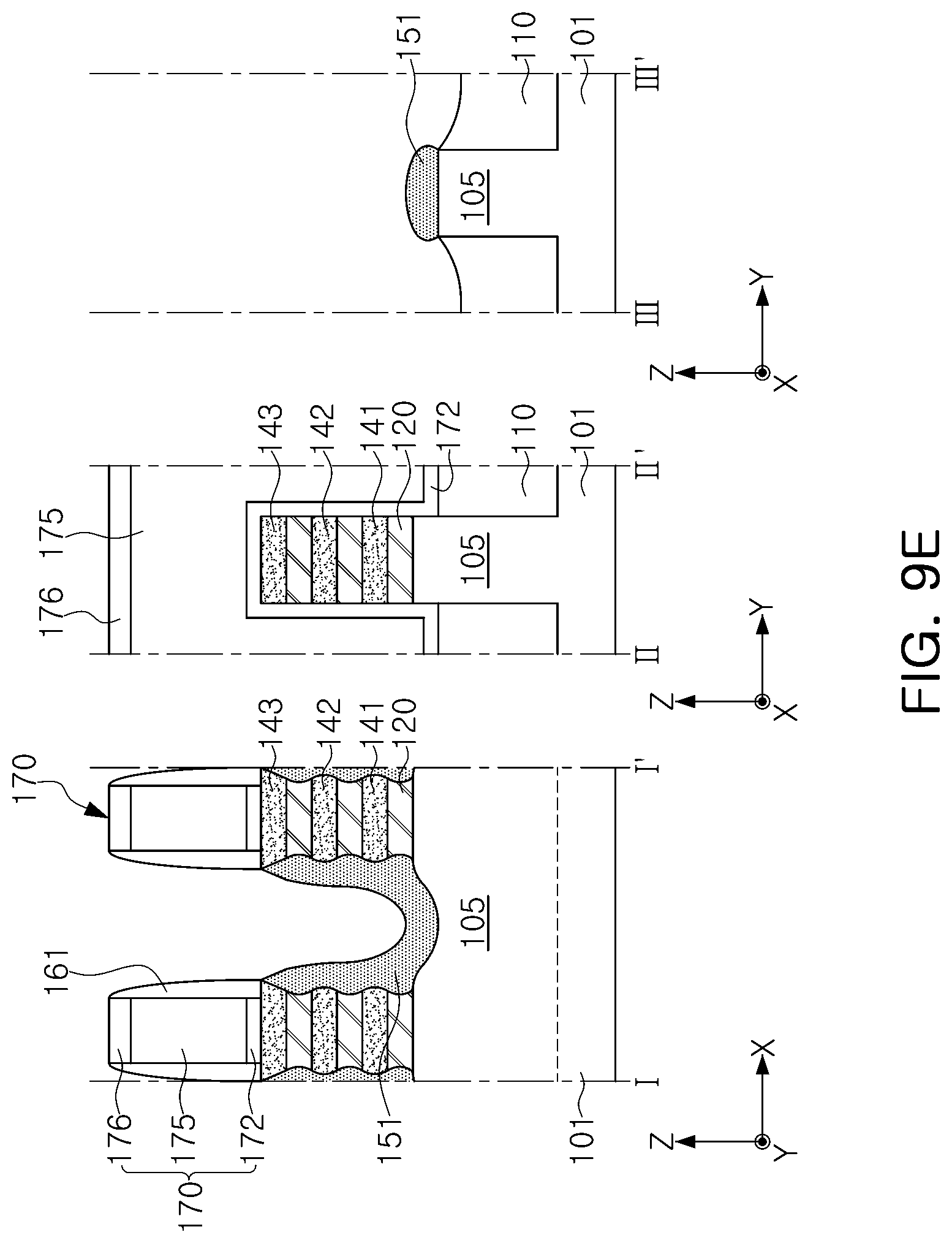 Patent US12324195 Figure 17 – Multi-channel field effect transistors with enhanced multi-layered source/drain regions