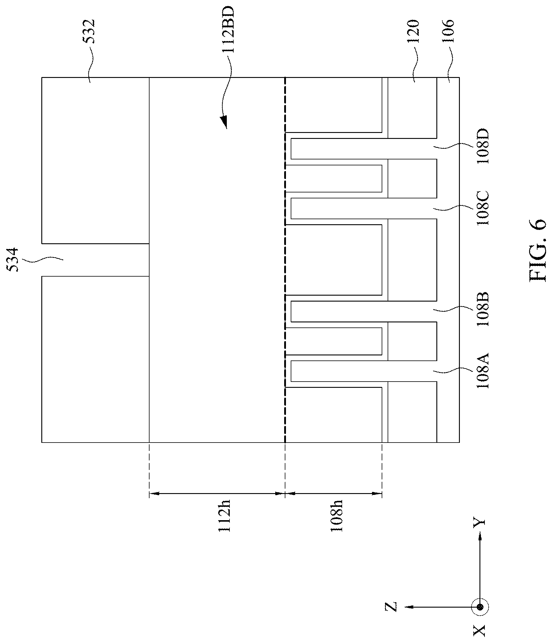 Patent US12324199 Figure 9 – Fill structures with air gaps