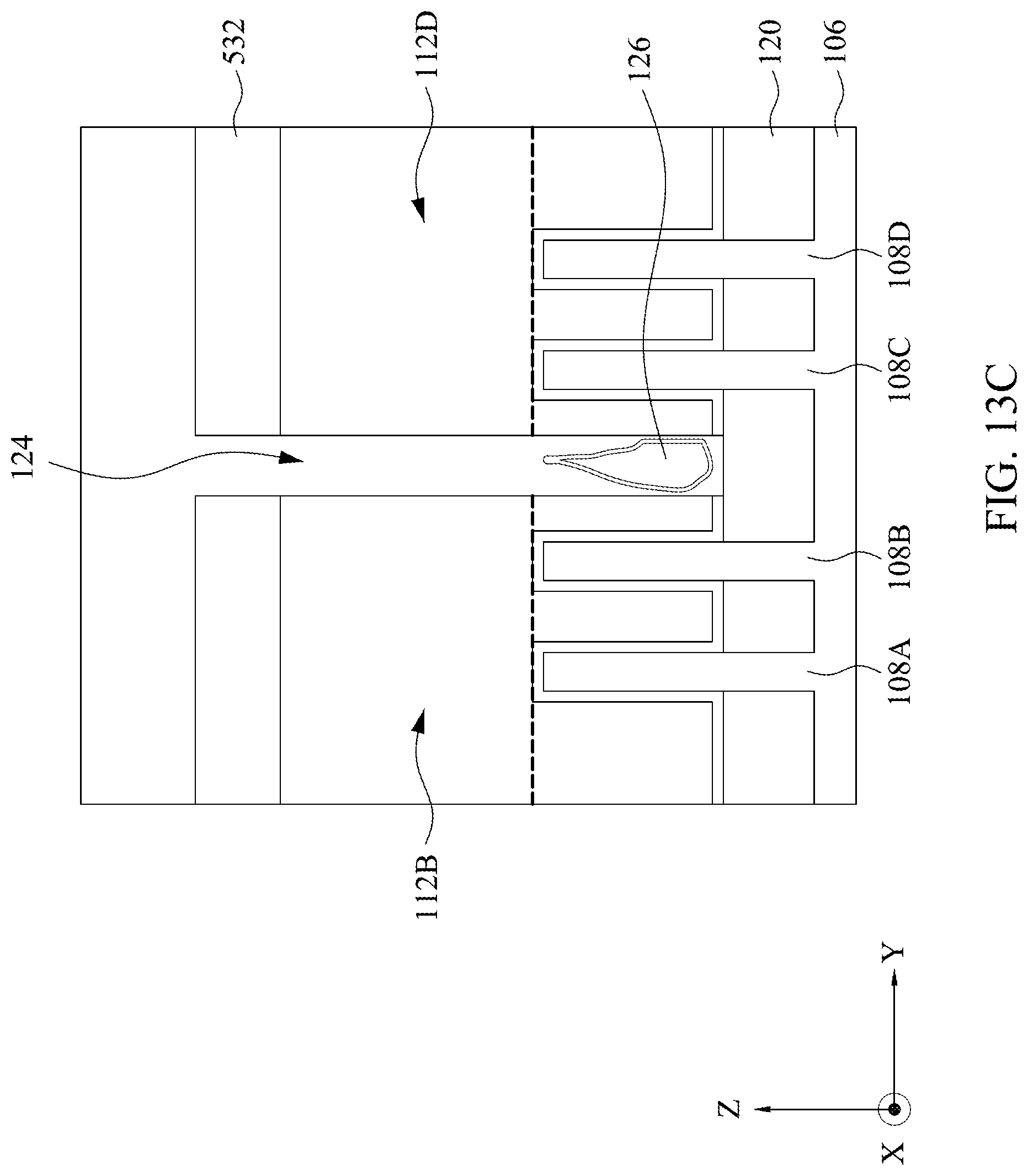 Patent US12324199 Figure 18 – Fill structures with air gaps