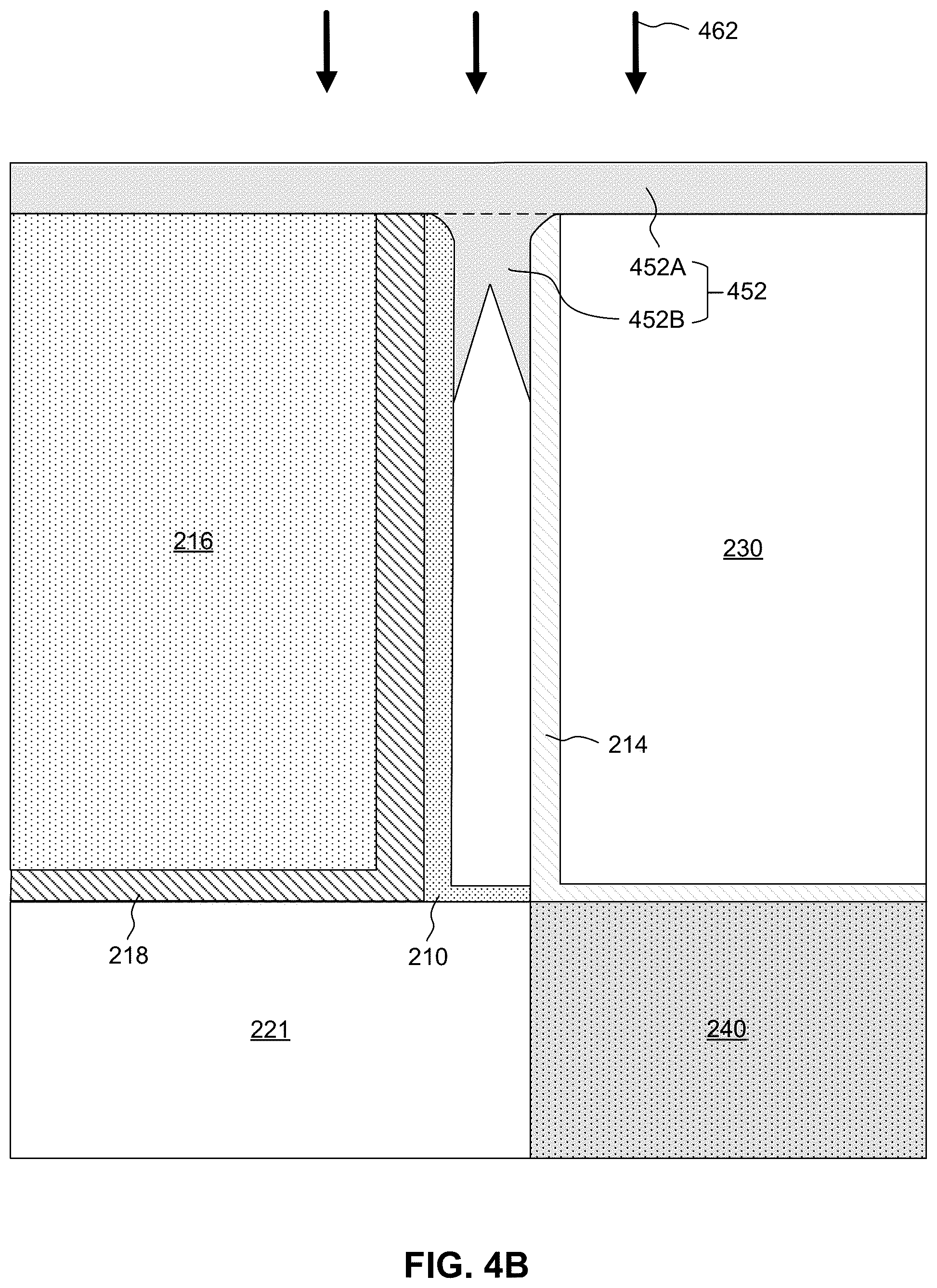 Patent US12324200 Figure 5 – Seal material for air gaps in semiconductor devices