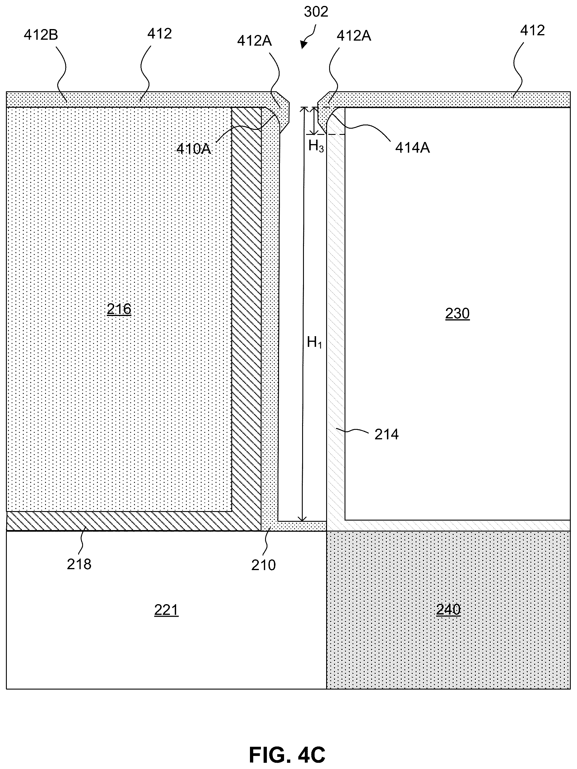 Patent US12324200 Figure 6 – Seal material for air gaps in semiconductor devices