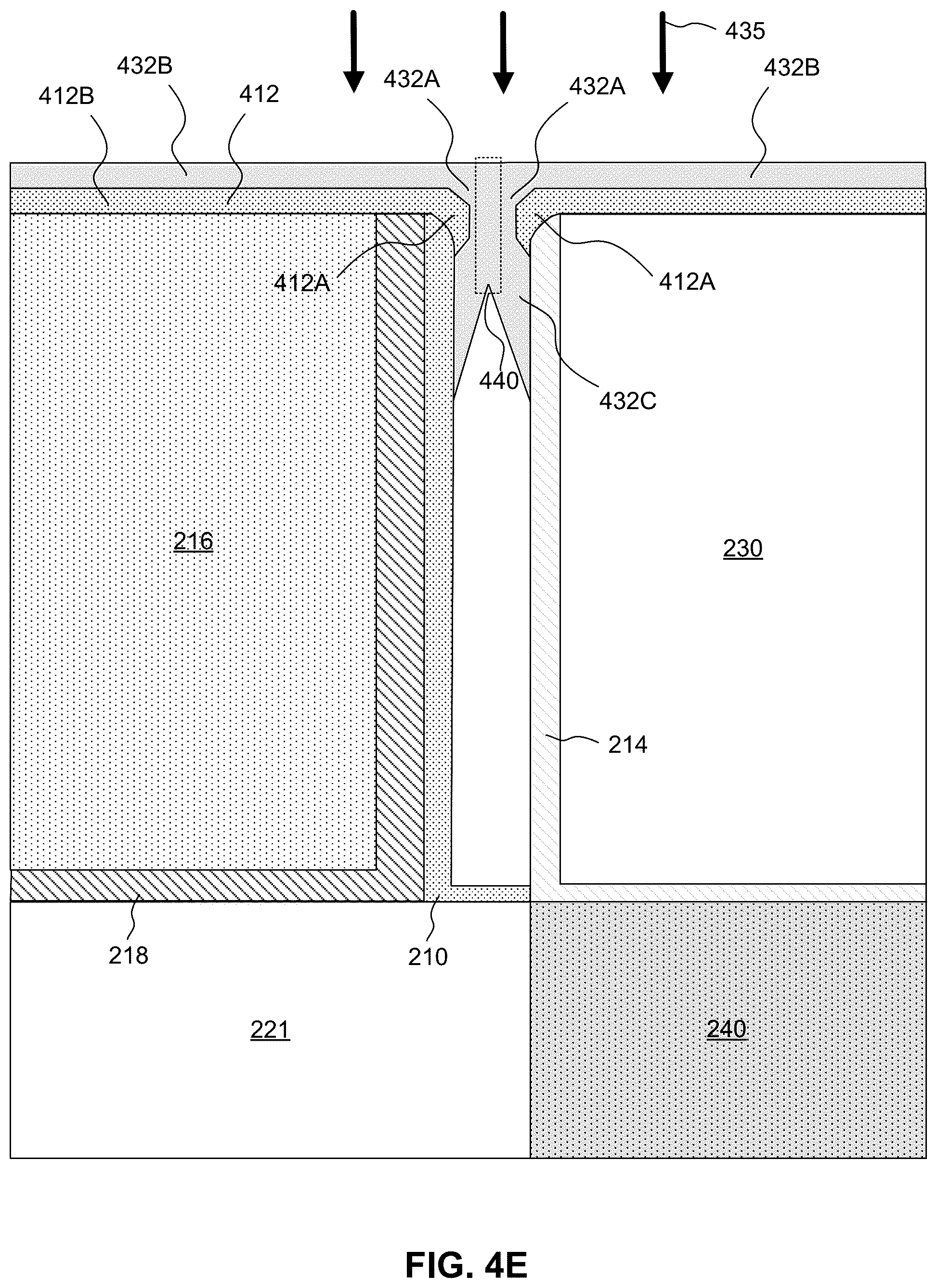 Patent US12324200 Figure 8 – Seal material for air gaps in semiconductor devices