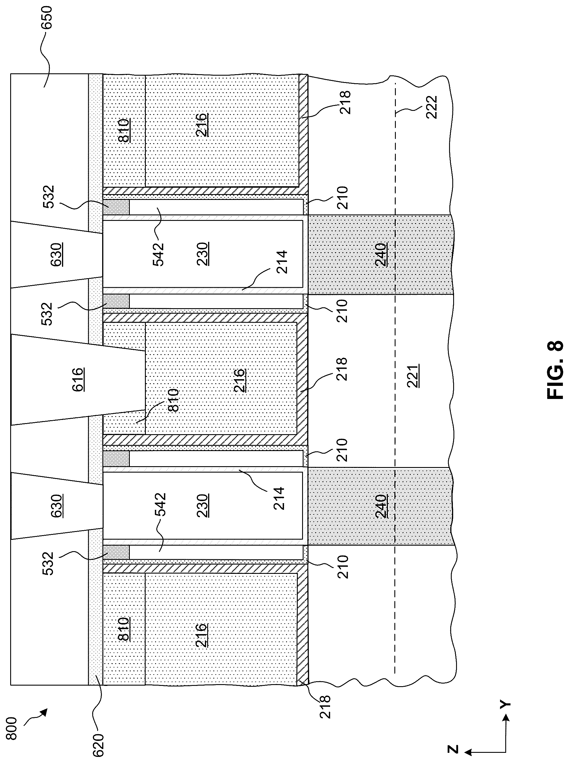 Patent US12324200 Figure 13 – Seal material for air gaps in semiconductor devices