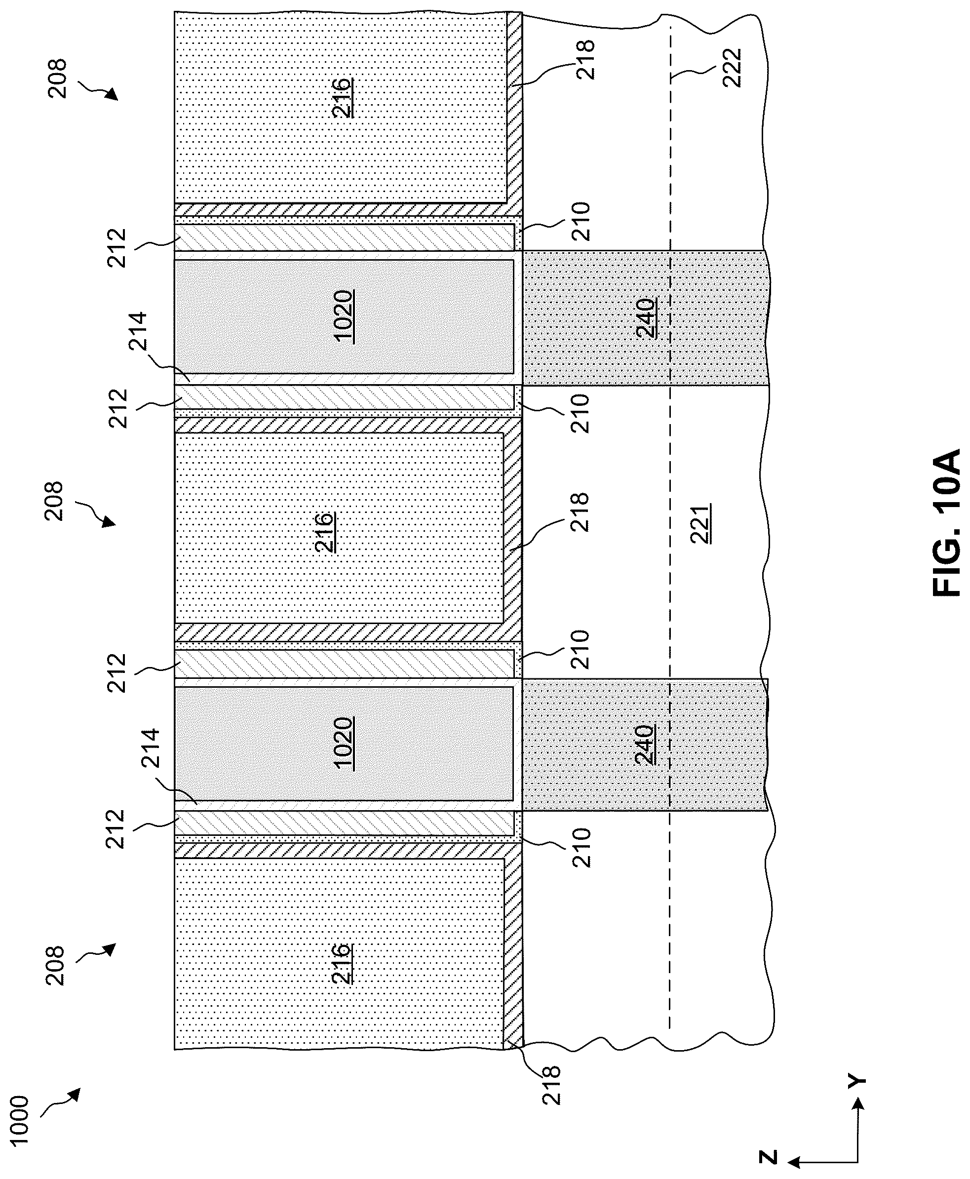 Patent US12324200 Figure 16 – Seal material for air gaps in semiconductor devices
