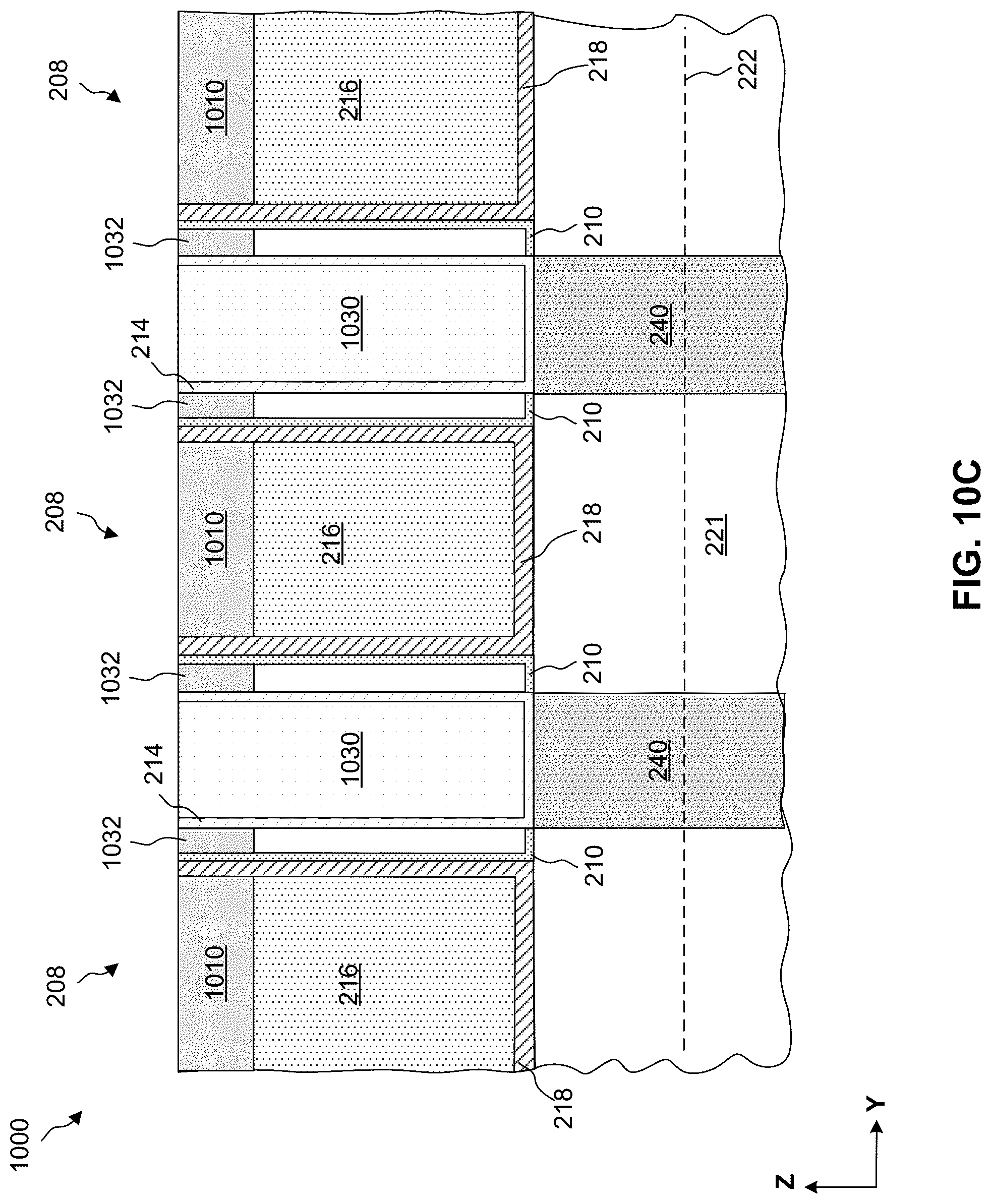 Patent US12324200 Figure 18 – Seal material for air gaps in semiconductor devices