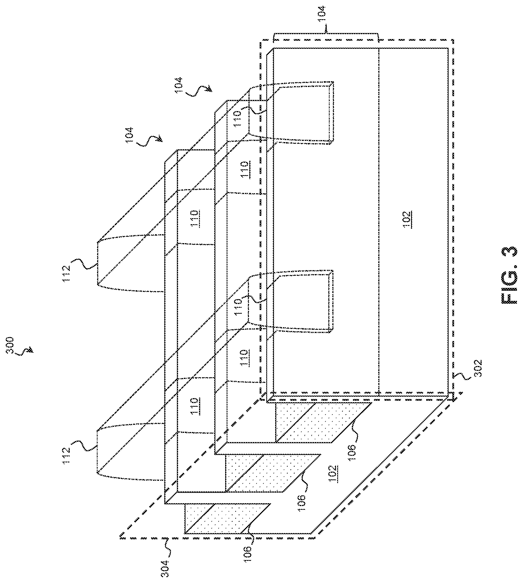 Patent US12324201 Figure 3 – Integrated circuit device with source/drain barrier