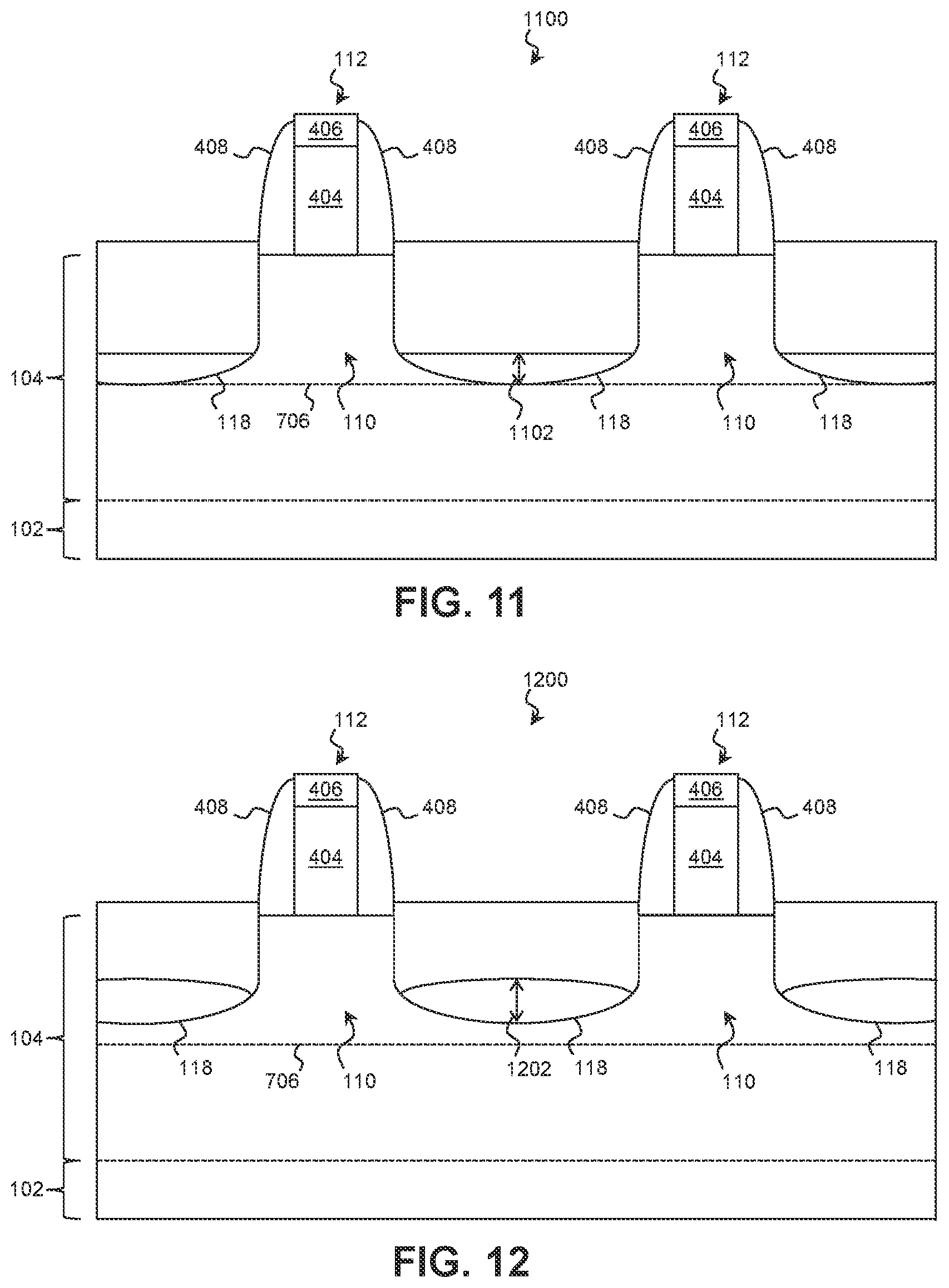 Patent US12324201 Figure 8 – Integrated circuit device with source/drain barrier