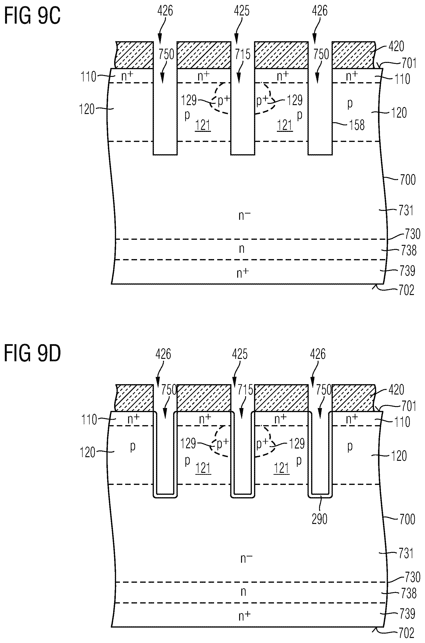 Patent US12324203 Figure 20 – Method for producing a silicon carbide semiconductor component