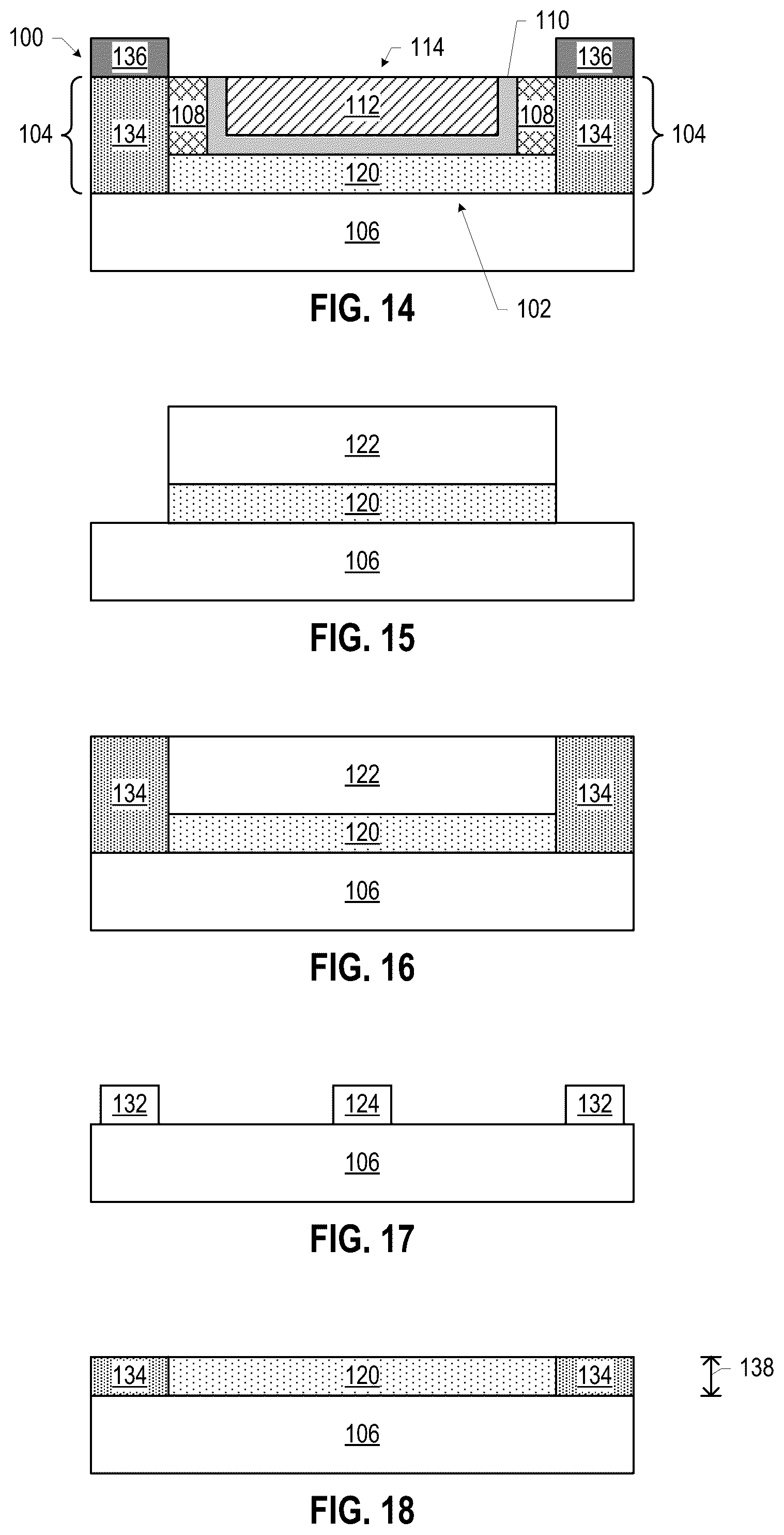 Patent US12324204 Figure 4 – Transistors including two-dimensional materials