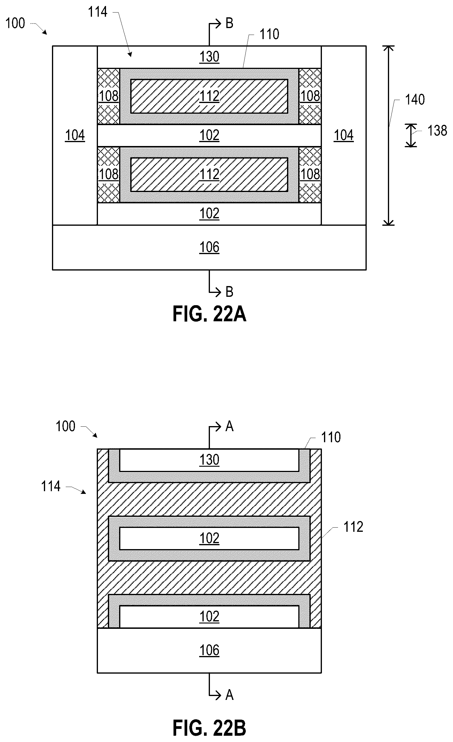 Patent US12324204 Figure 6 – Transistors including two-dimensional materials