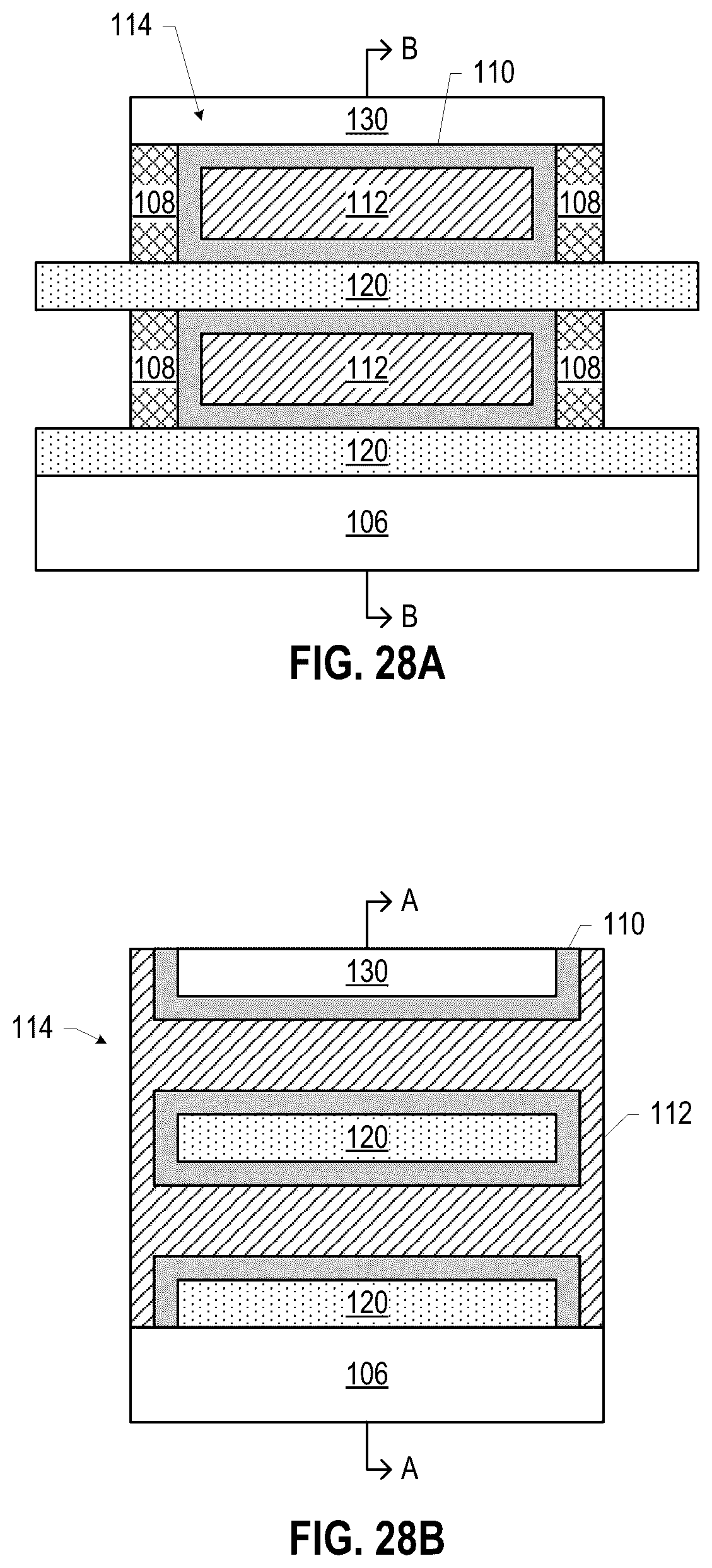 Patent US12324204 Figure 12 – Transistors including two-dimensional materials