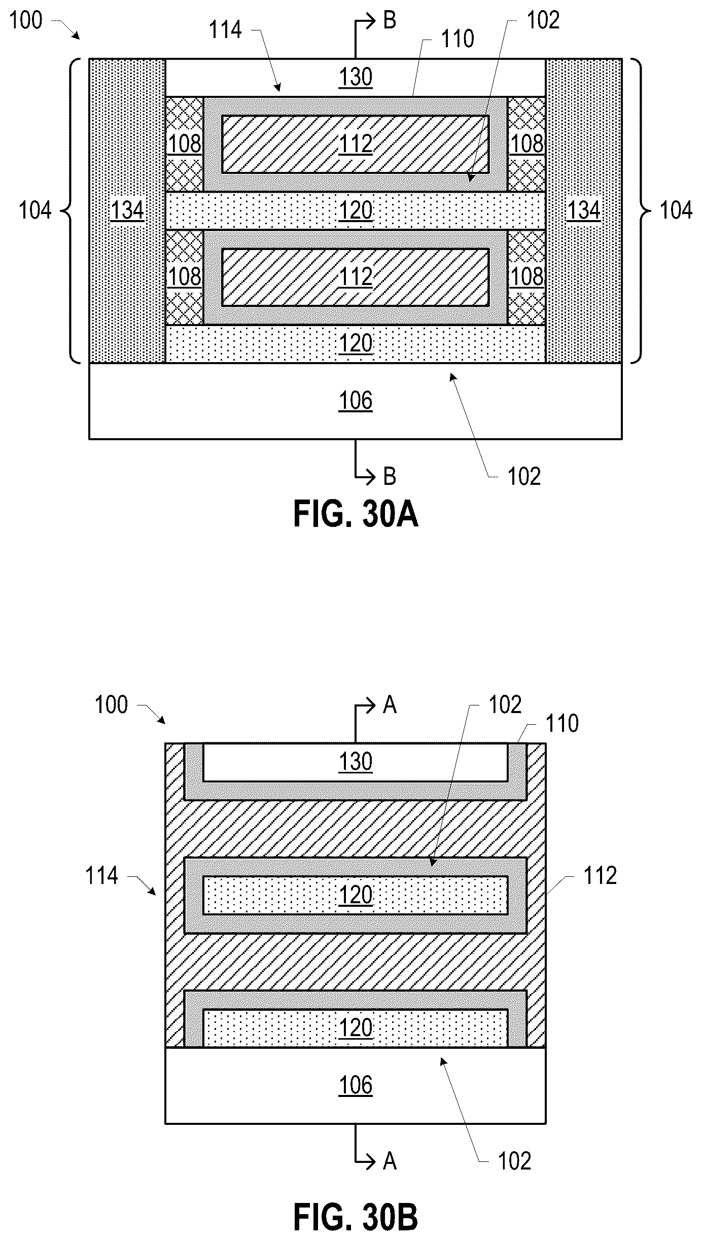 Patent US12324204 Figure 14 – Transistors including two-dimensional materials