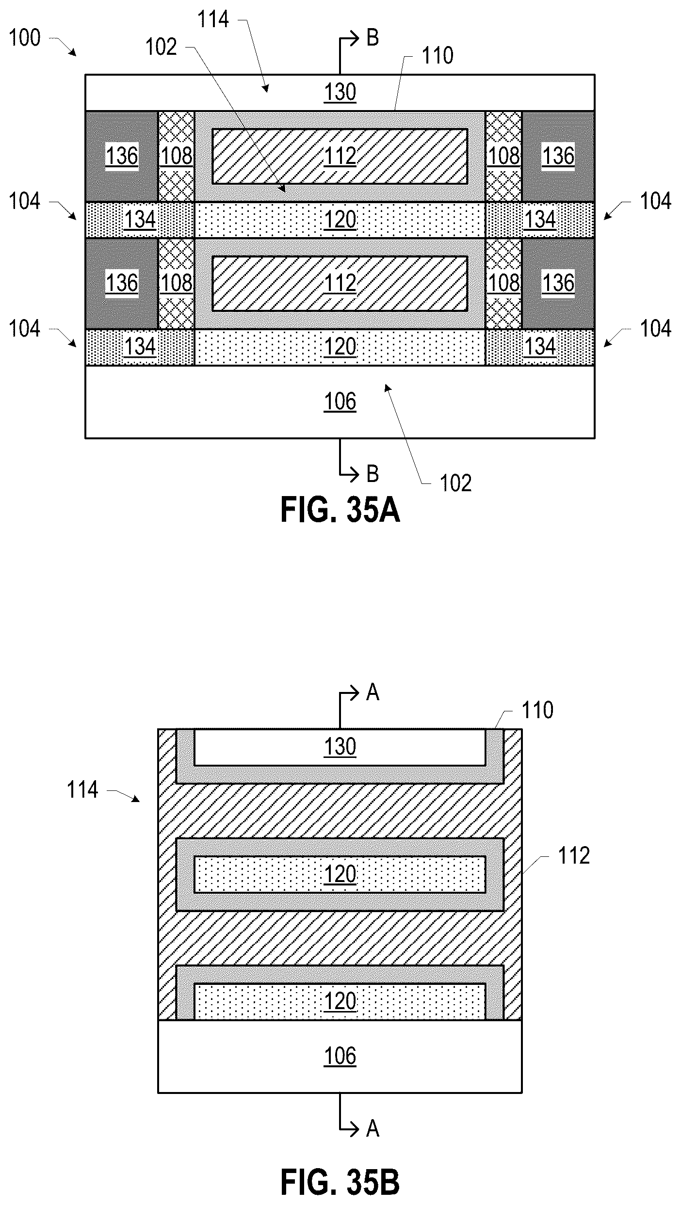Patent US12324204 Figure 19 – Transistors including two-dimensional materials