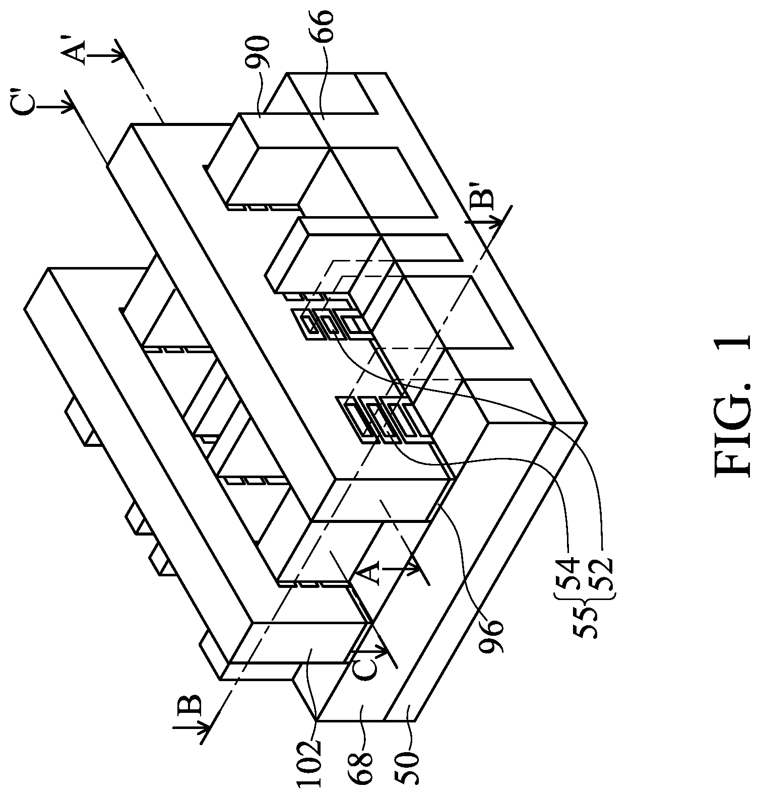 Patent US12324208 — Method for manufacturing semiconductor device including annealing treatment of inner spacer layer — Figure 1