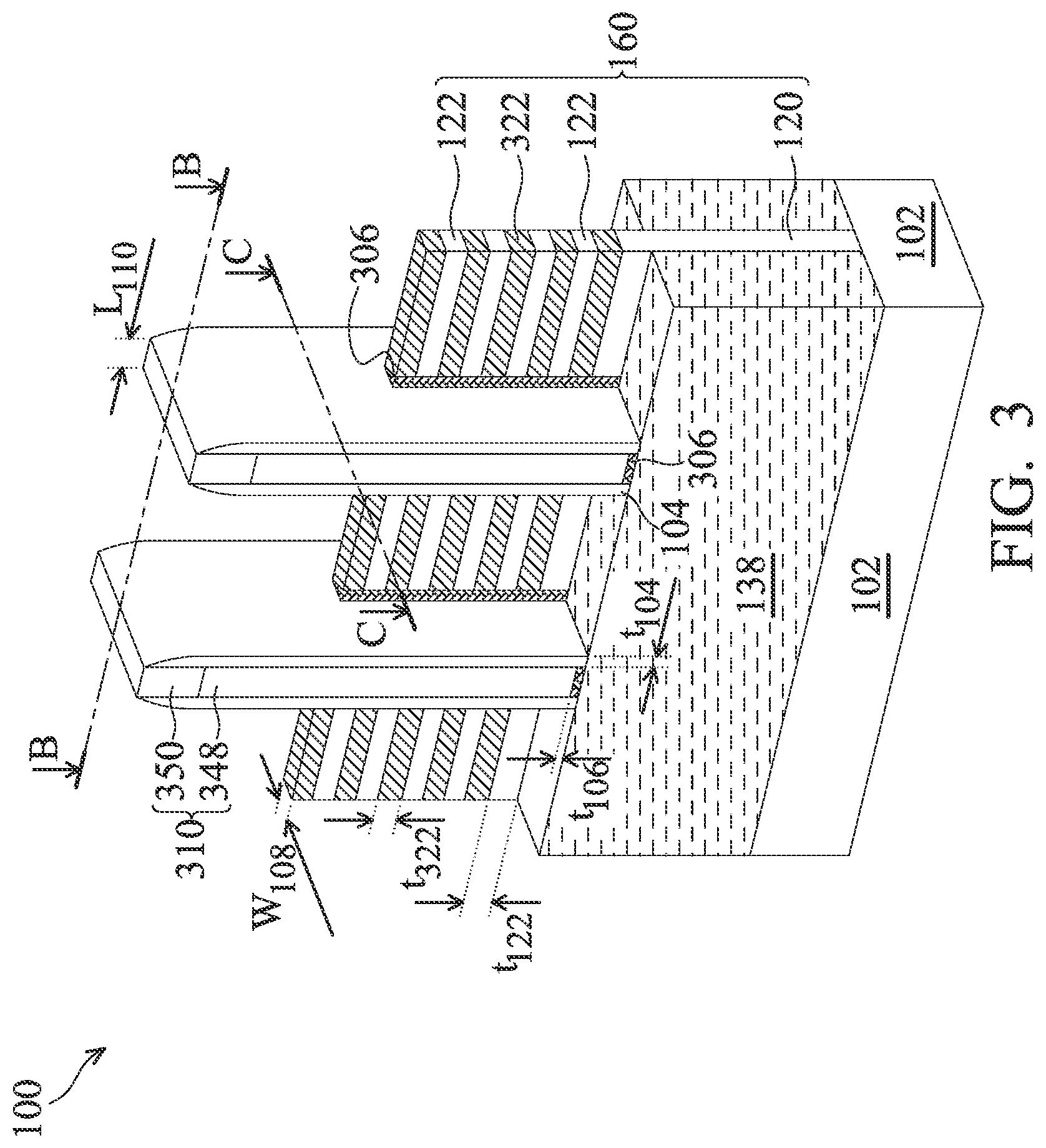 Patent US12324209 Figure 5 – Spacer structure for semiconductor device