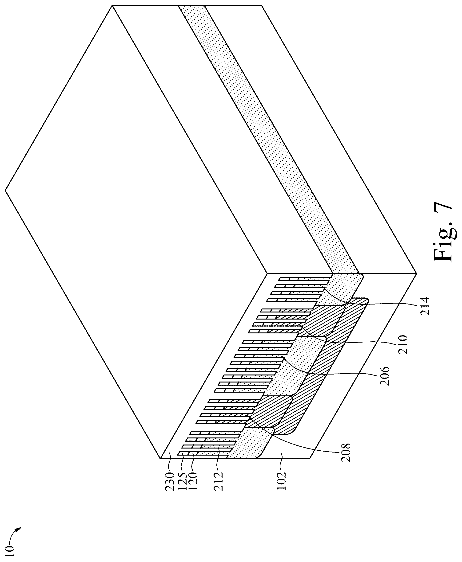 Patent US12324210 Figure 7 – Bipolar junction transistor with gate over terminals